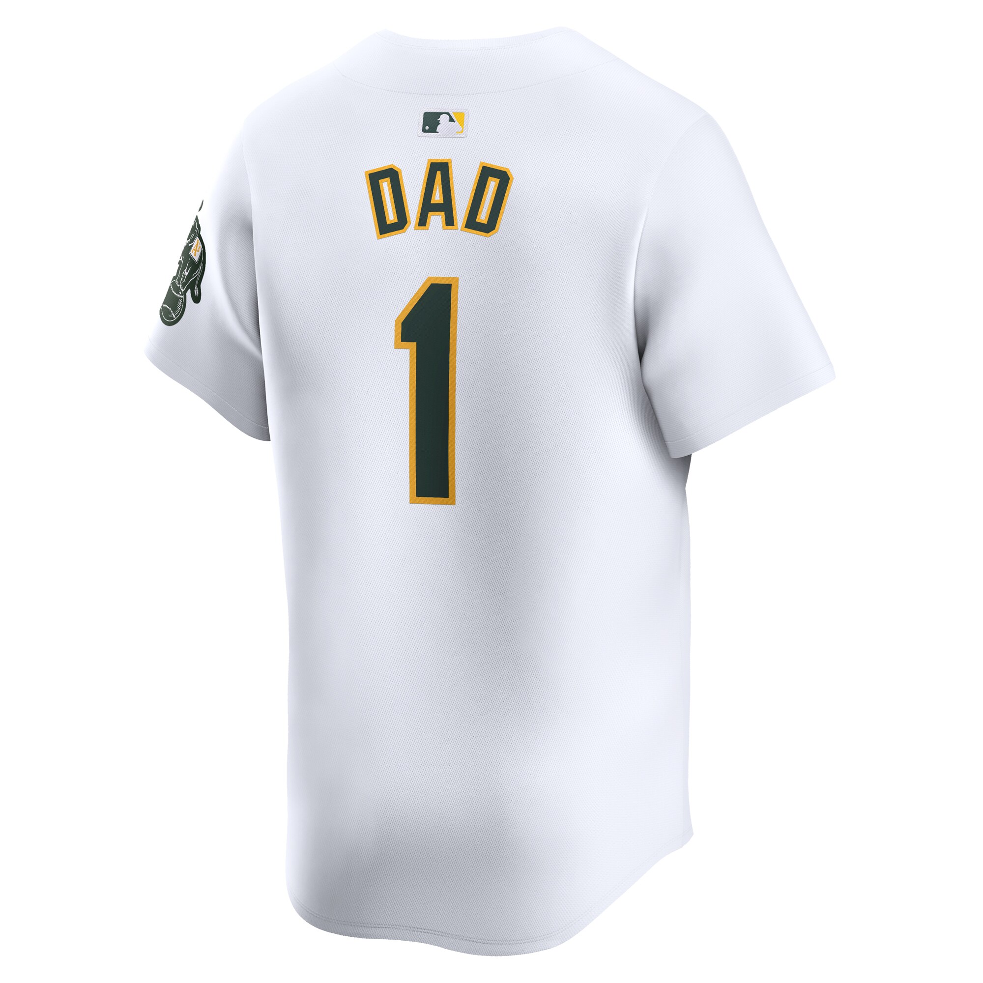 Oakland Athletics  #1 Dad Home Limited Jersey - White