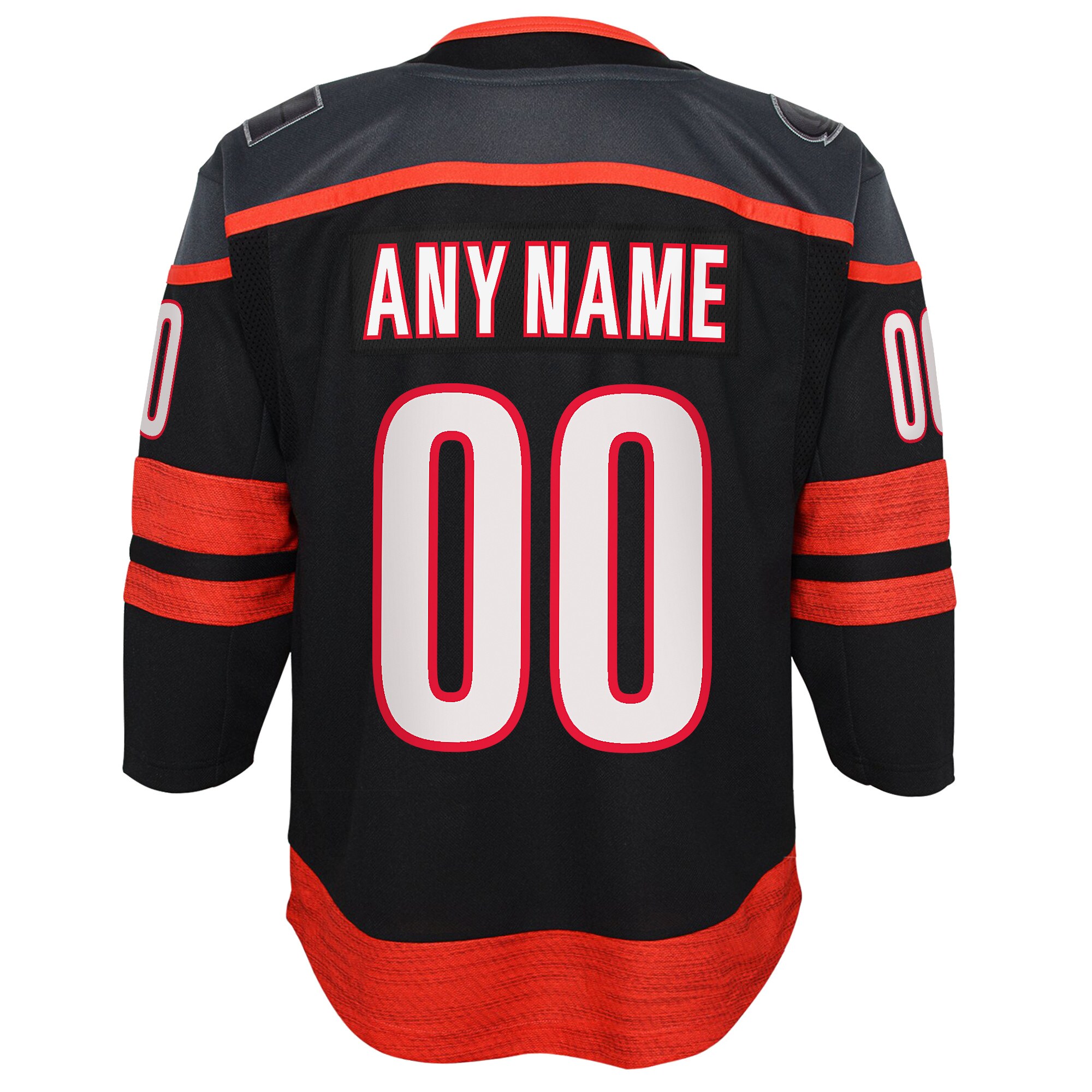 Carolina Hurricanes Youth Home Premier Custom Jersey - Black