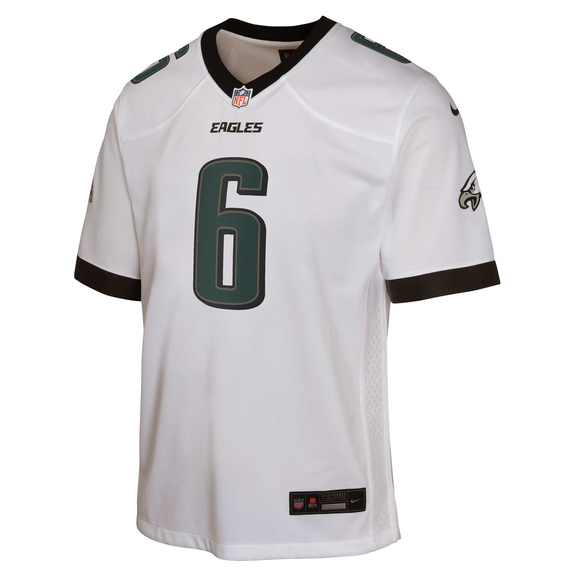 DeVonta Smith Philadelphia Eagles  Youth Game Jersey - White