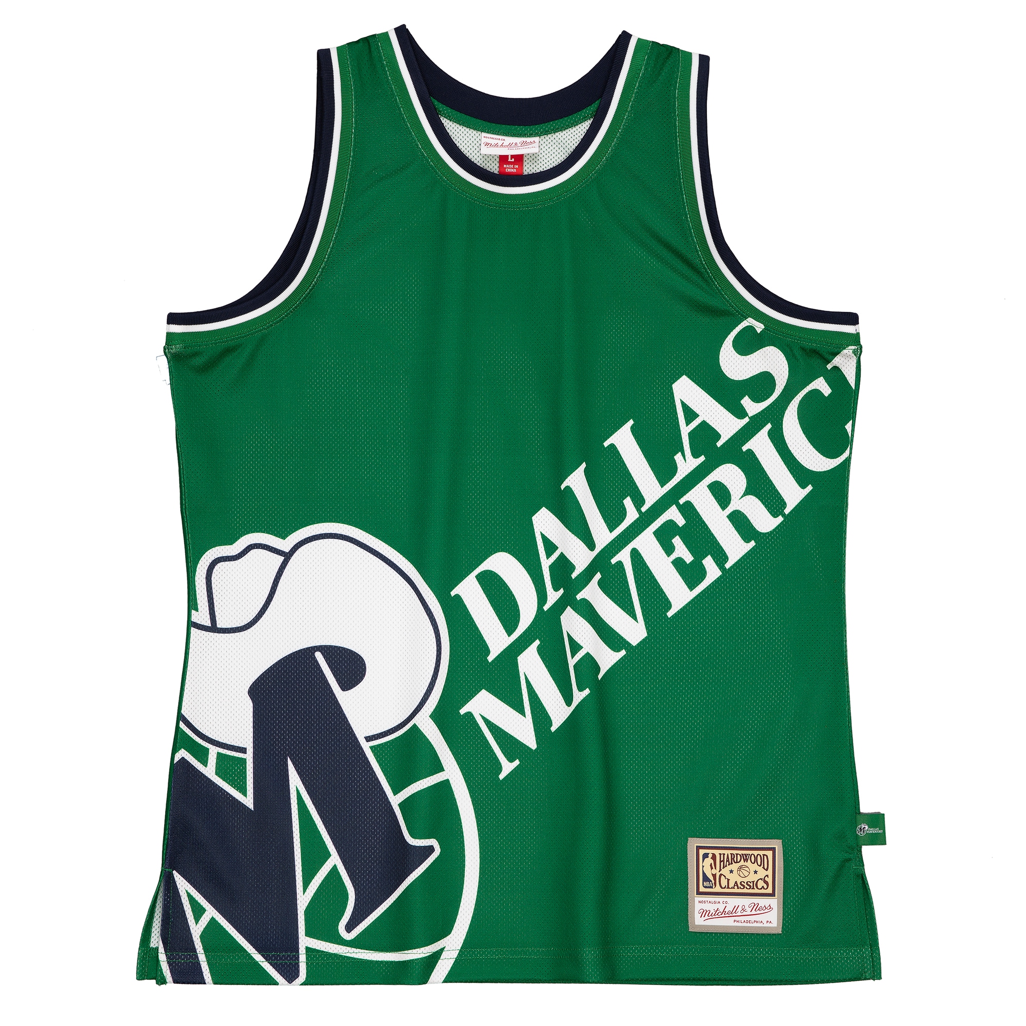Dallas Mavericks Mitchell & Ness Hardwood Classics Blown Out Fashion Jersey - Green
