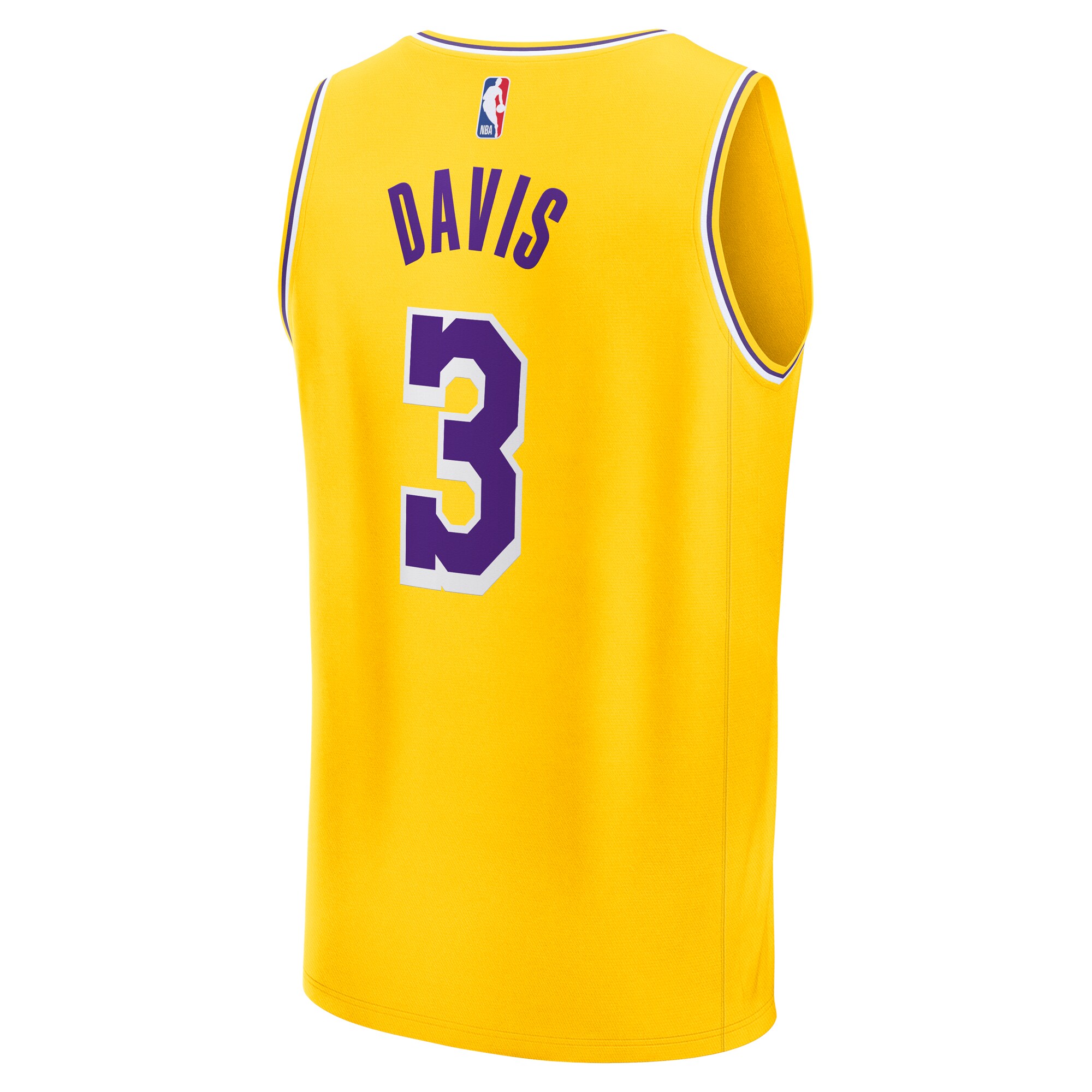Anthony Davis Los Angeles Lakers Fanatics Fast Break Replica Jersey - Icon Edition - Gold