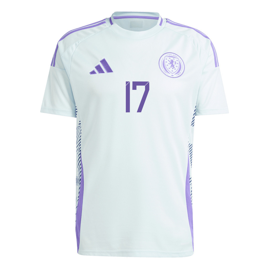 Stuart Armstrong 17 Scotland National Team 2024 Away Men Jersey - White