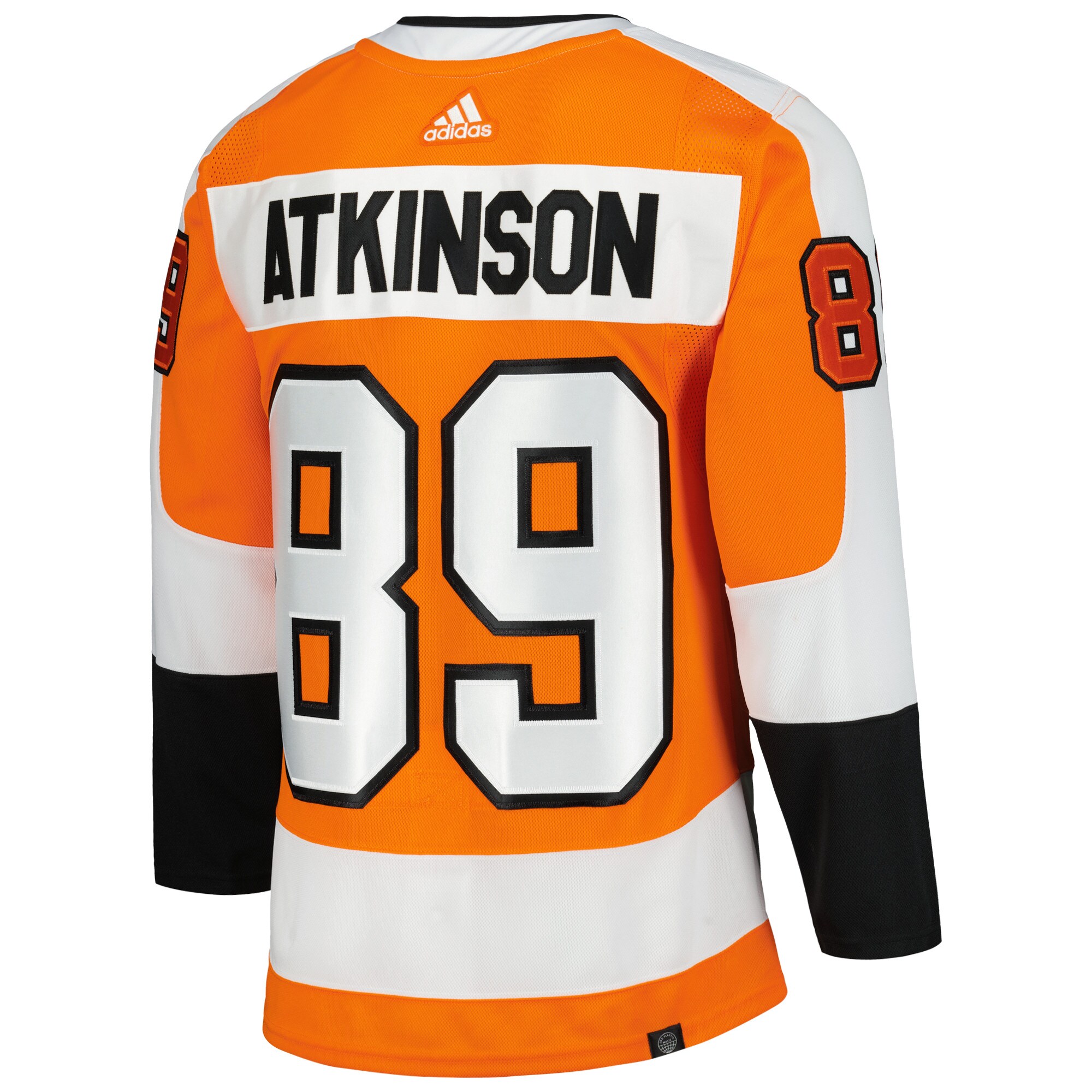 Cam Atkinson Philadelphia Flyers adidas Home Primegreen Authentic Pro Player Jersey - Orange
