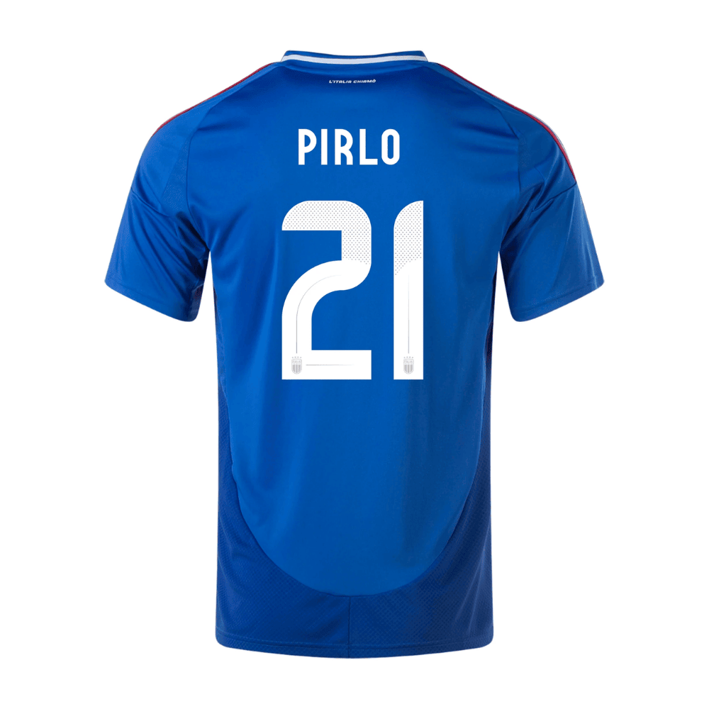 Andrea Pirlo 21 Italy National Team 2024 Home Legend Player Men Jersey - Blue