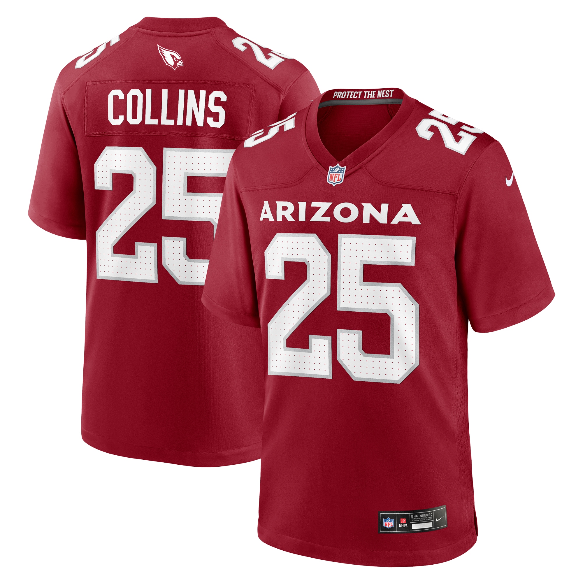 Zaven Collins Arizona Cardinals  Home Game Jersey - Cardinal