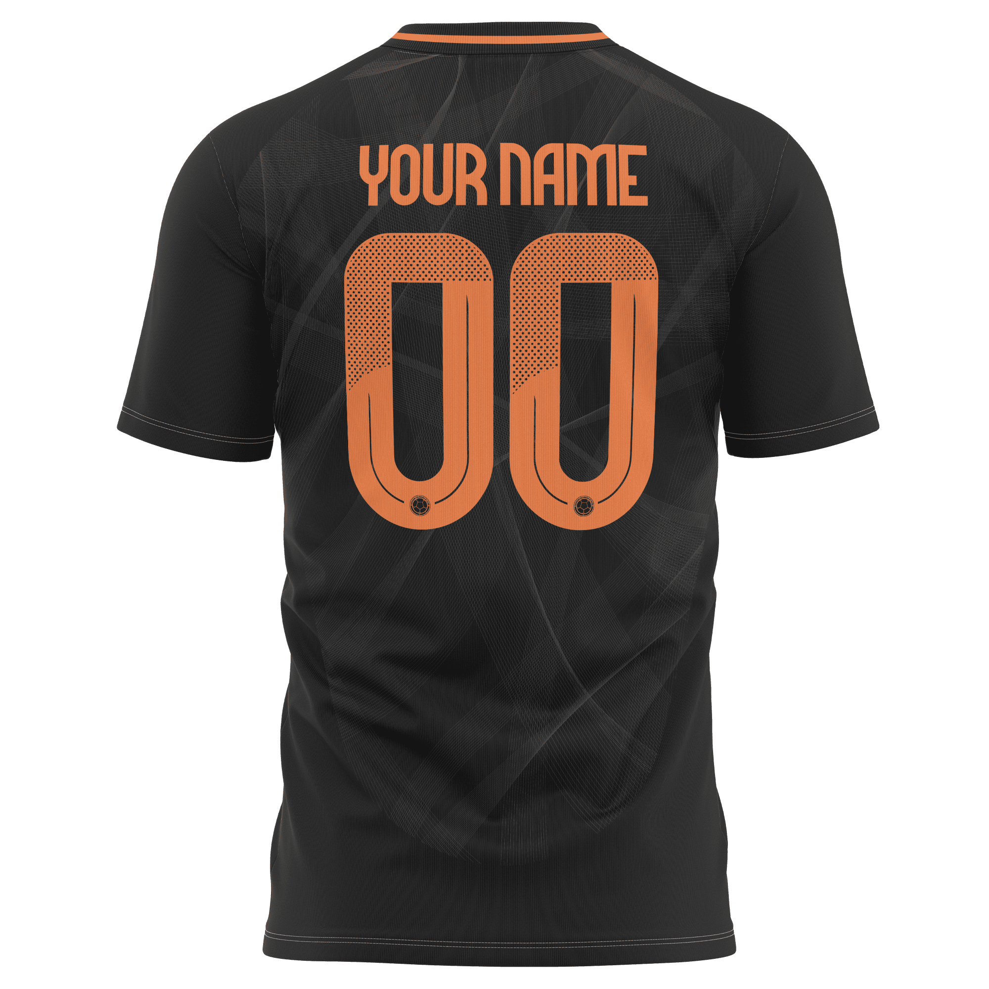 Colombia National Team 2024 Away Kits Custom AOP T-shirt - Black