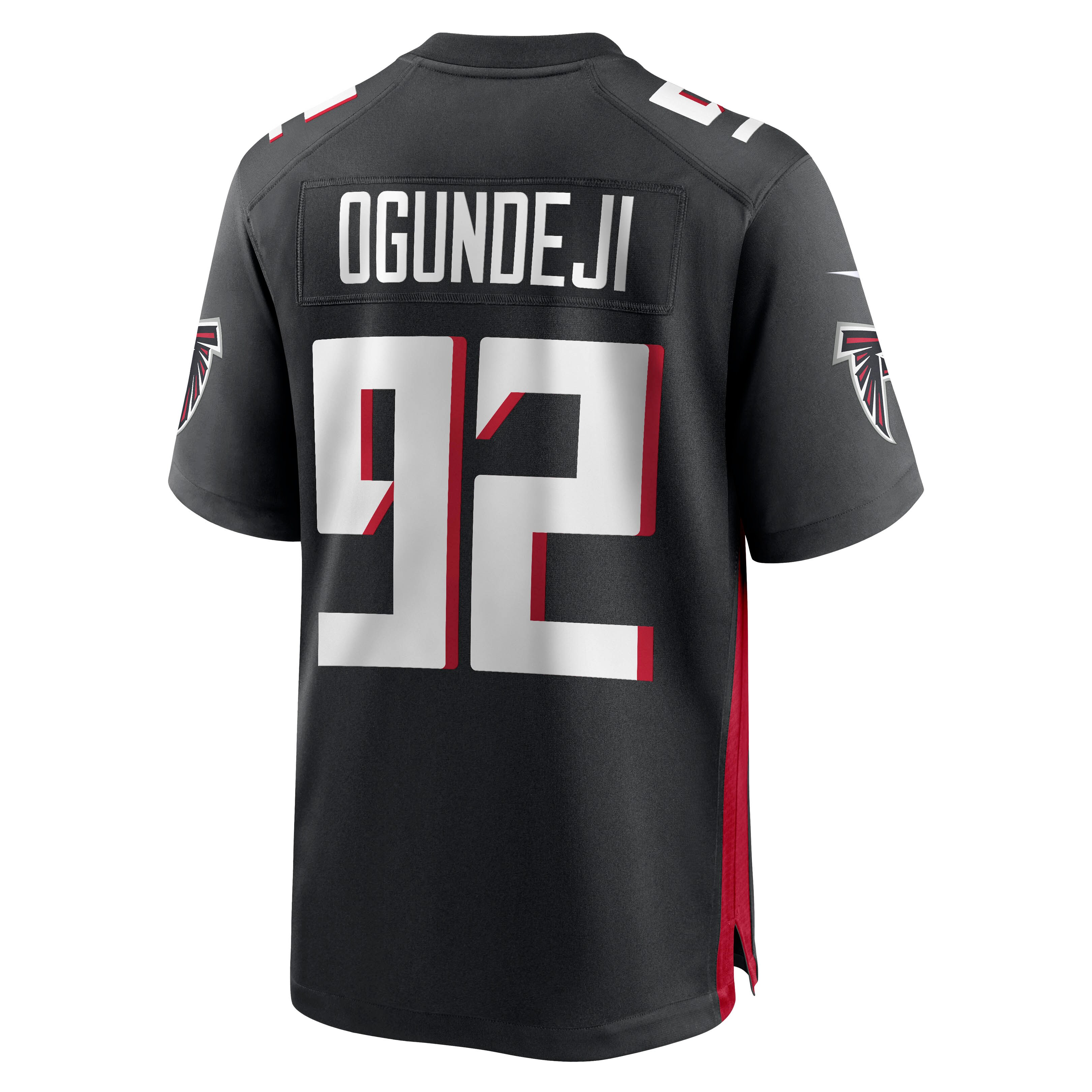 Adetokunbo Ogundeji Atlanta Falcons  Game Jersey - Black