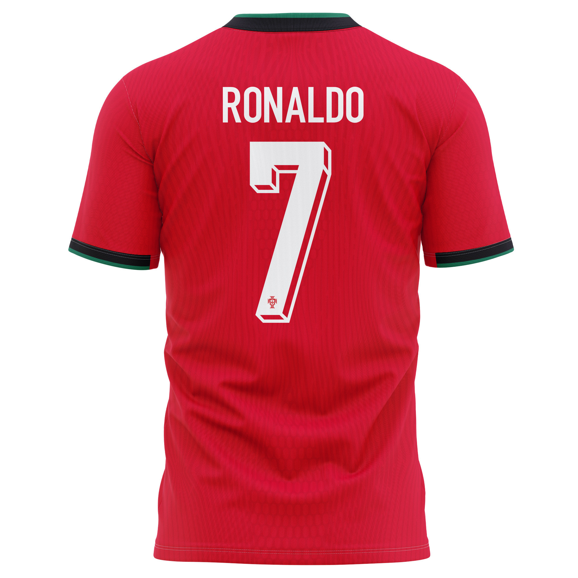 Cristiano Ronaldo 7 Portugal National Team 2024/25 Home Kits AOP T-shirt - Red