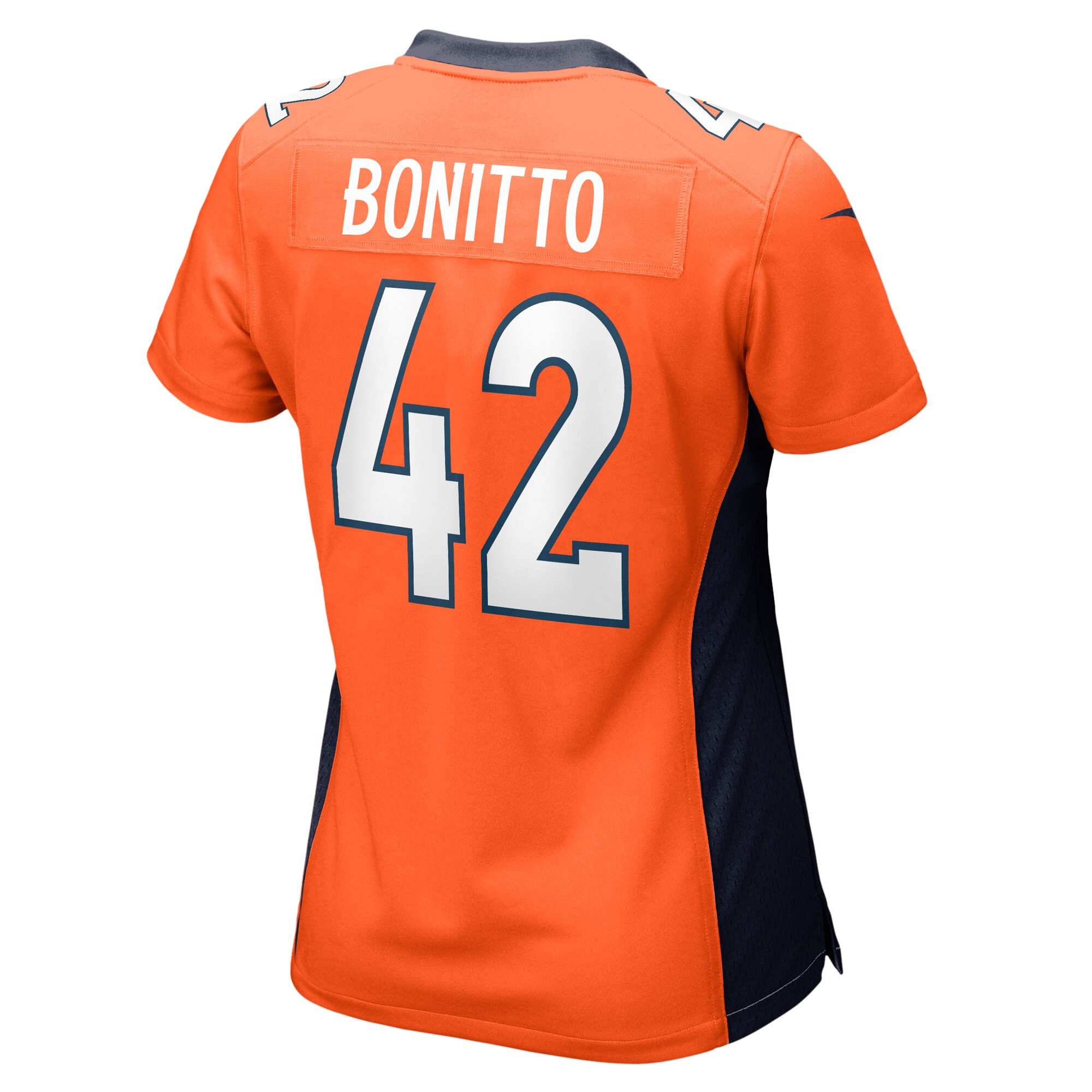 Nik Bonitto Denver Broncos  Women's Game Player Jersey - Orange
