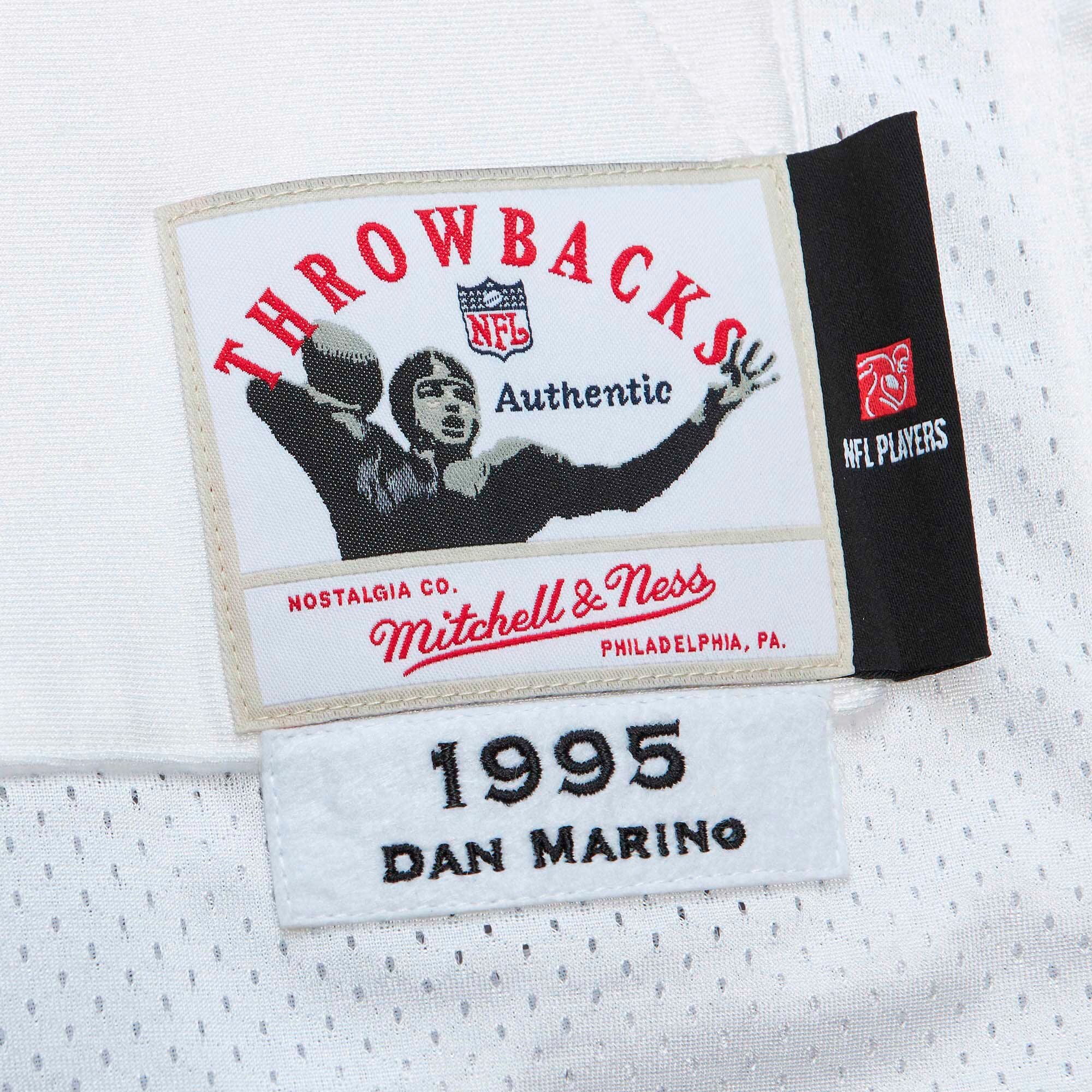 Dan Marino Miami Dolphins 1995 Mitchell & Ness Authentic Throwback Retired Player Pocket\u00c3\u201a\u00c2\u00a0Jersey - White
