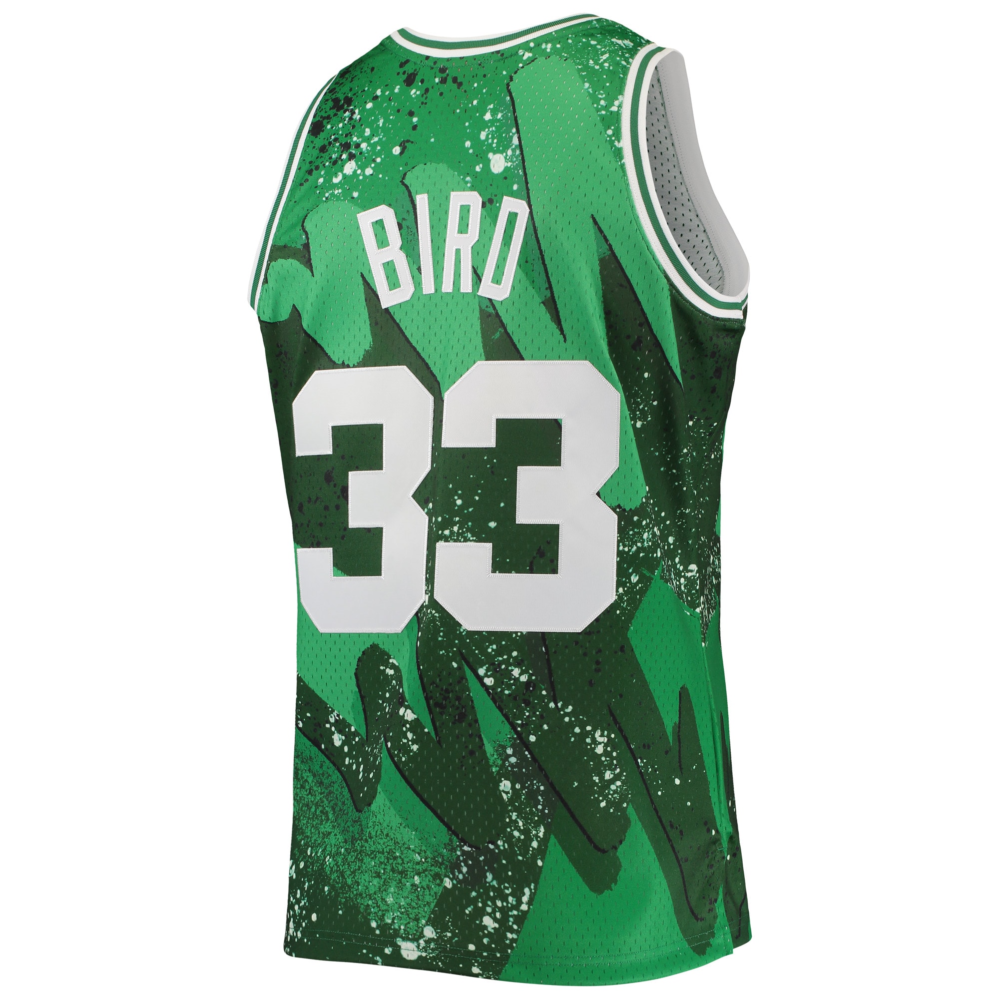 Larry Bird Boston Celtics Mitchell & Ness Hardwood Classics 1985\/86 Hyper Hoops Swingman Jersey - Kelly Green