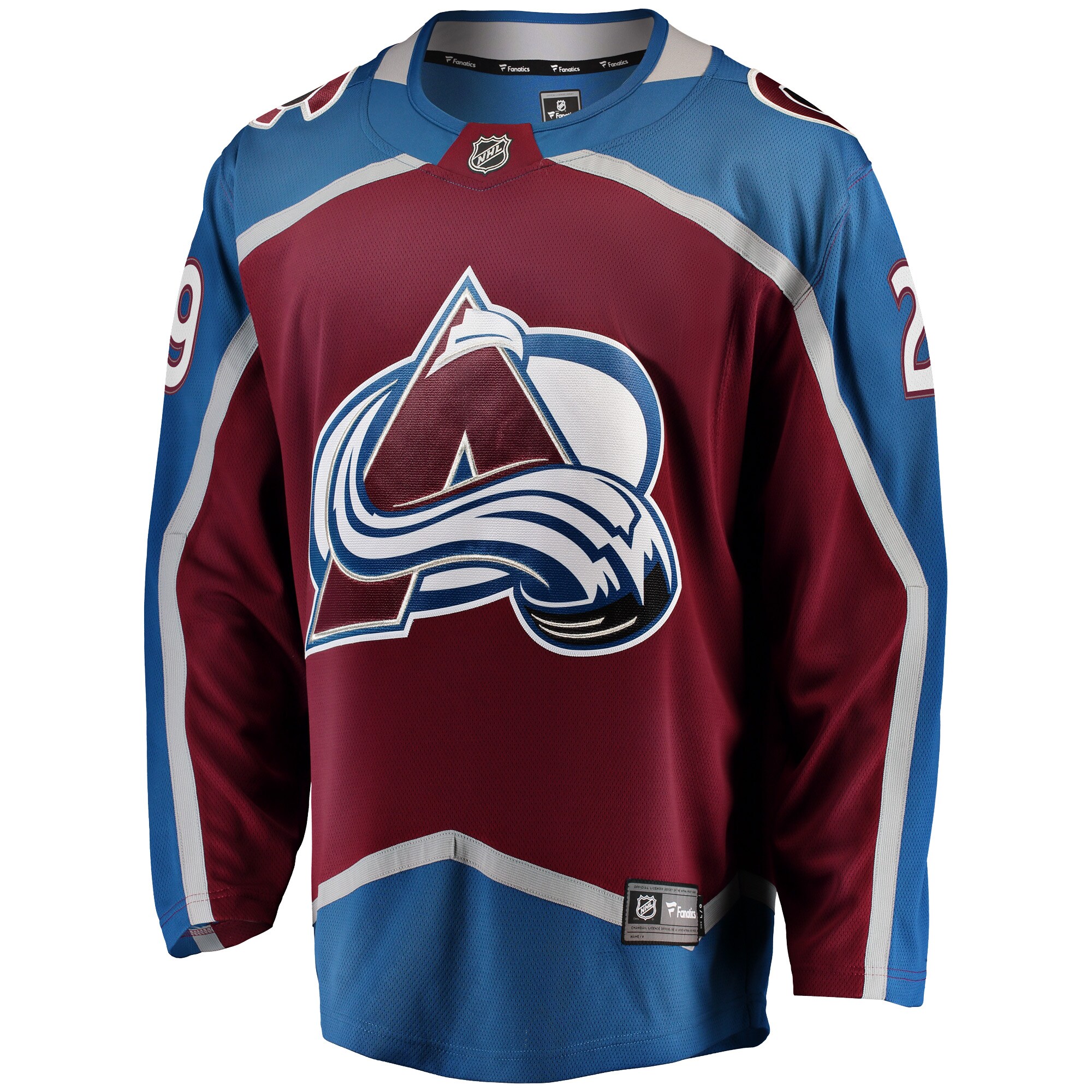 Nathan MacKinnon Colorado Avalanche Fanatics Breakaway Player Jersey - Burgundy