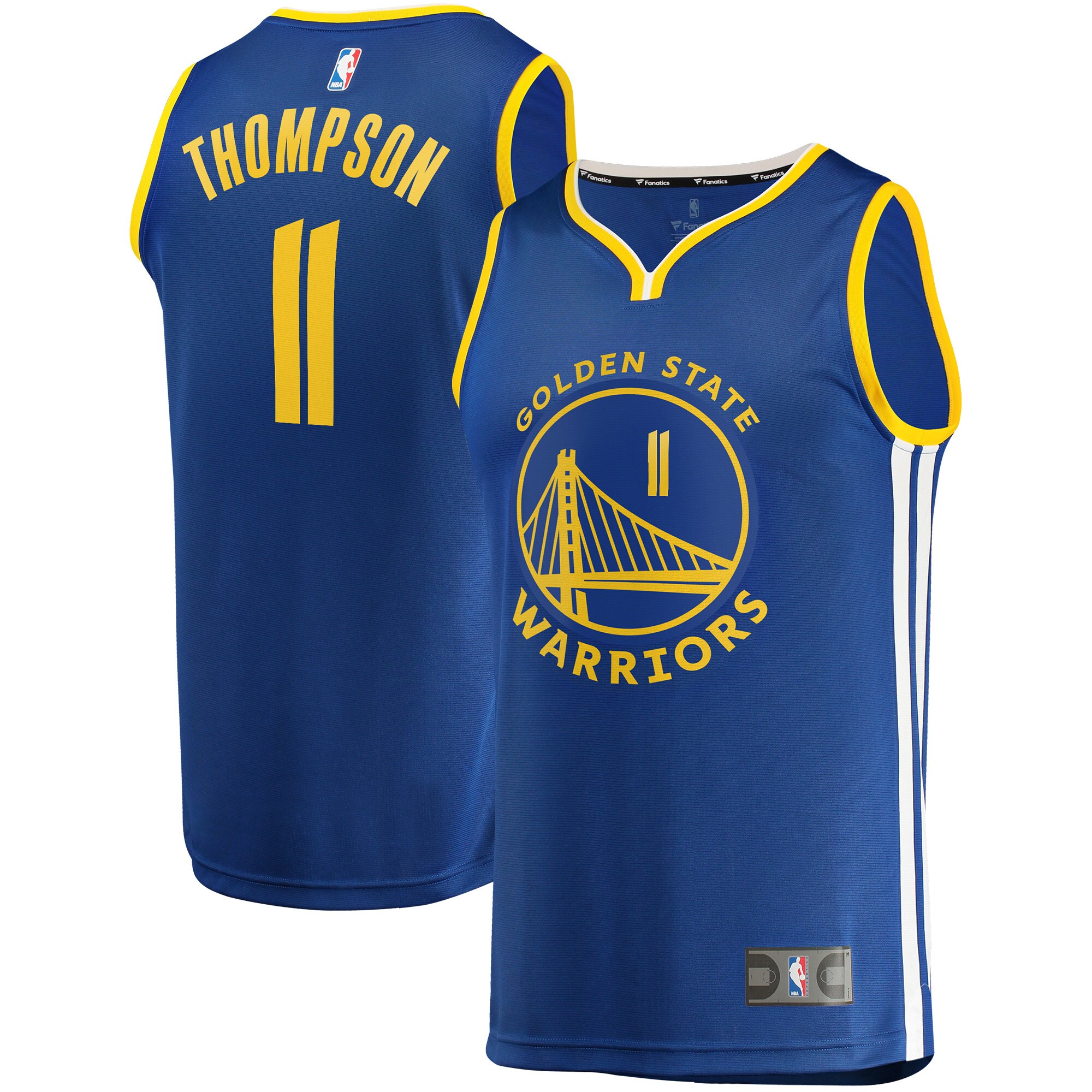 Klay Thompson Golden State Warriors Fanatics Youth 2022\/23 Fast Break Replica Player Jersey - Icon Edition - Royal
