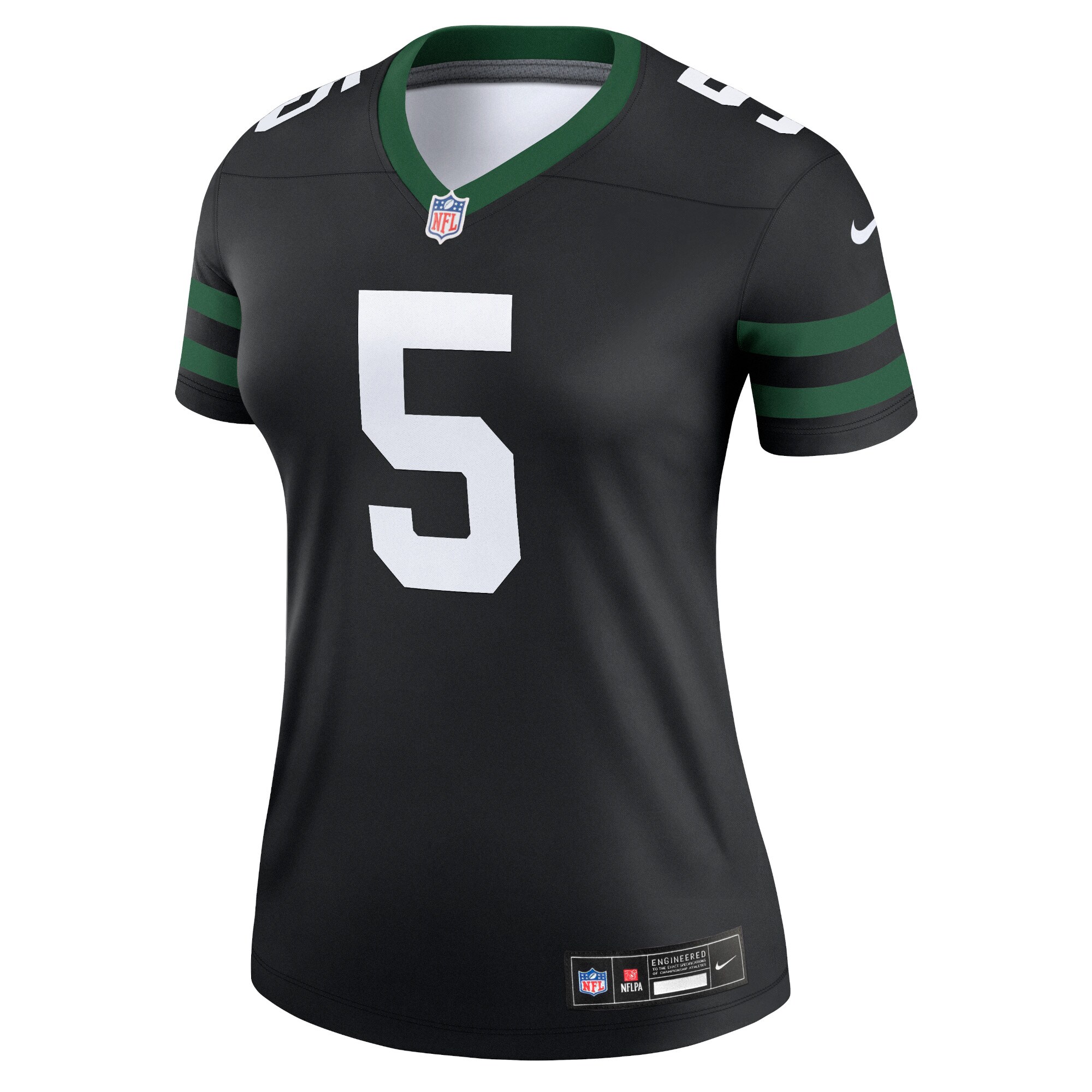 Garrett Wilson New York Jets  Women's Alternate Legend Jersey - Legacy Black