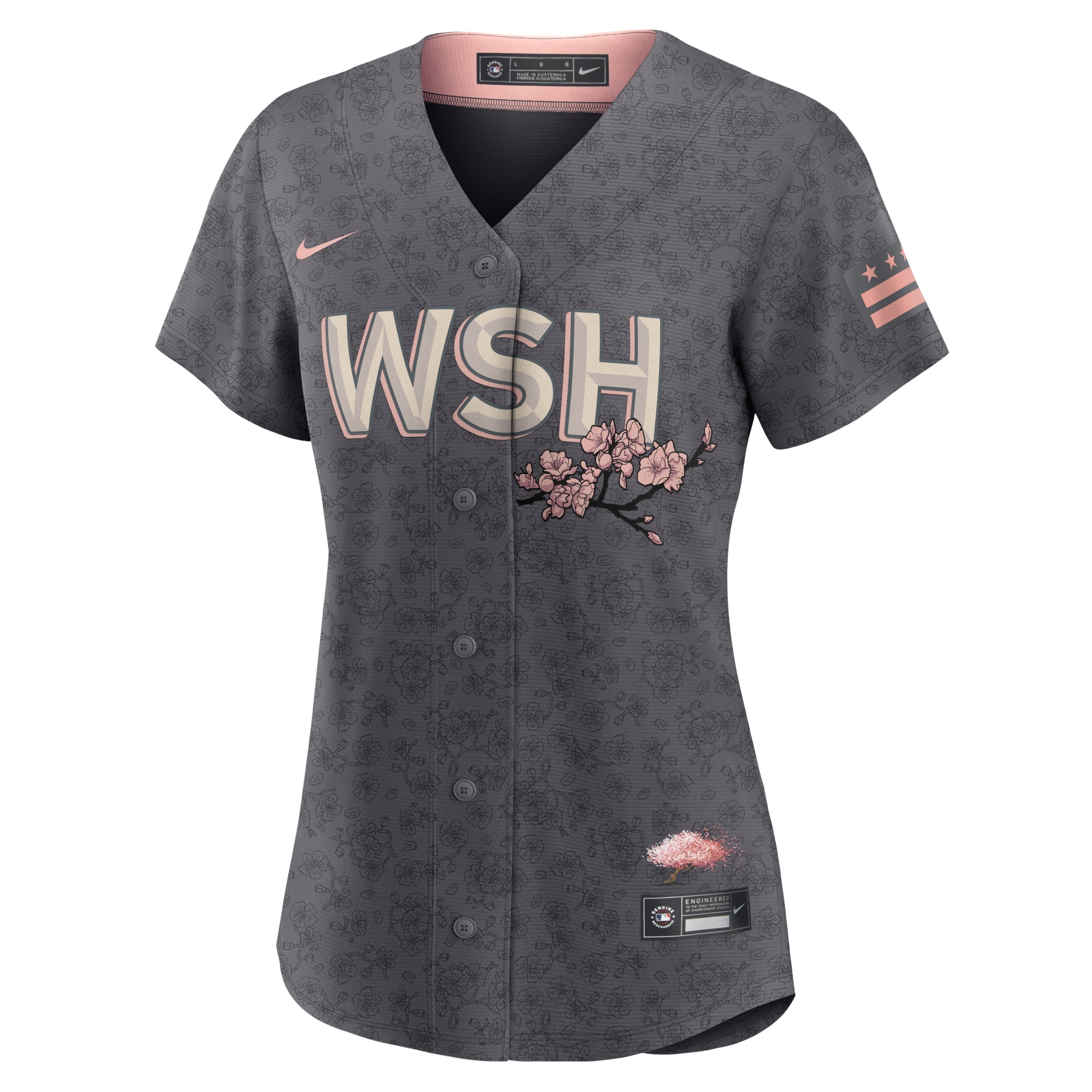 Stephen Strasburg Washington Nationals  Women's City Connect Replica Player Jersey - Gray