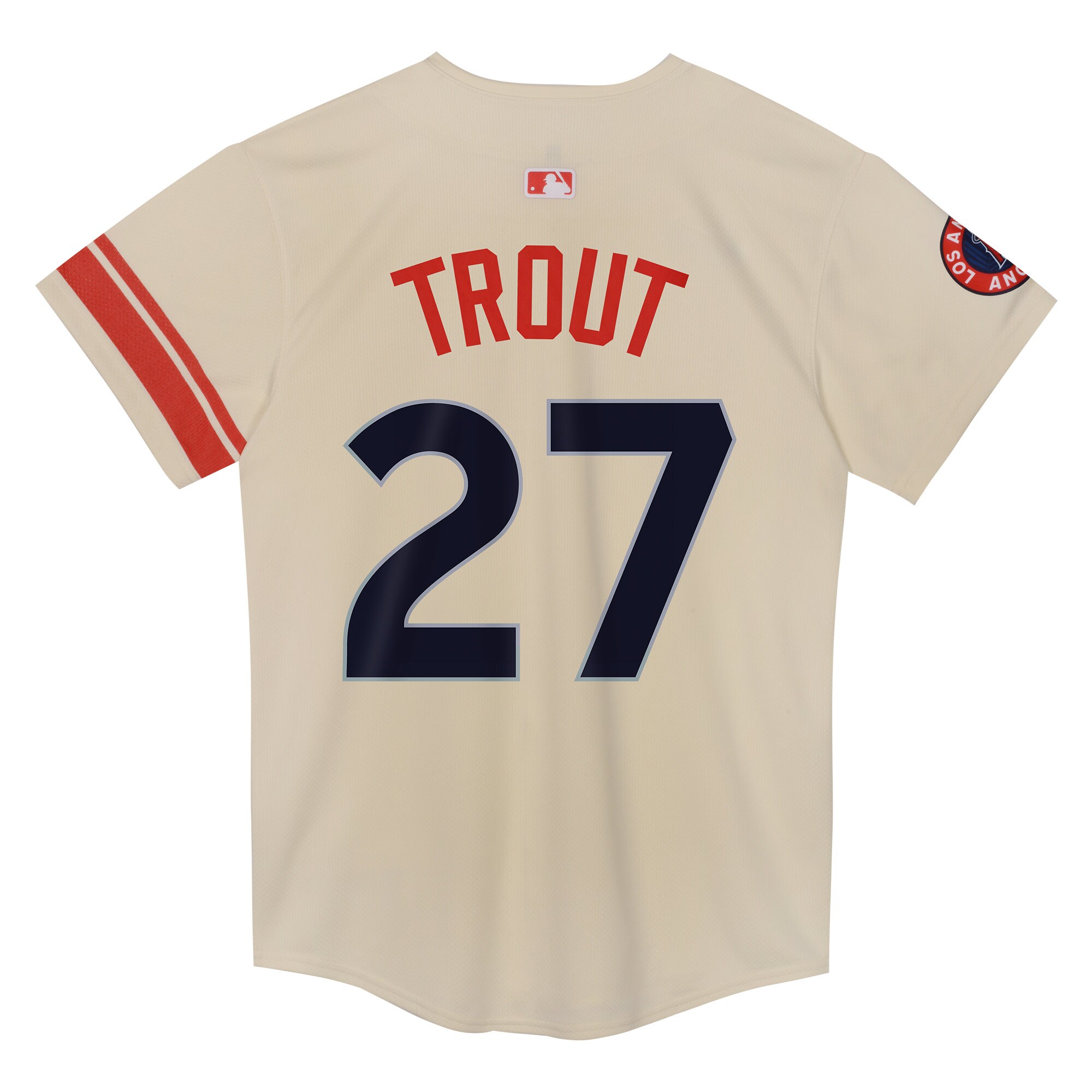 Mike Trout Los Angeles Angels  Preschool City Connect Limited Player Jersey - Cream