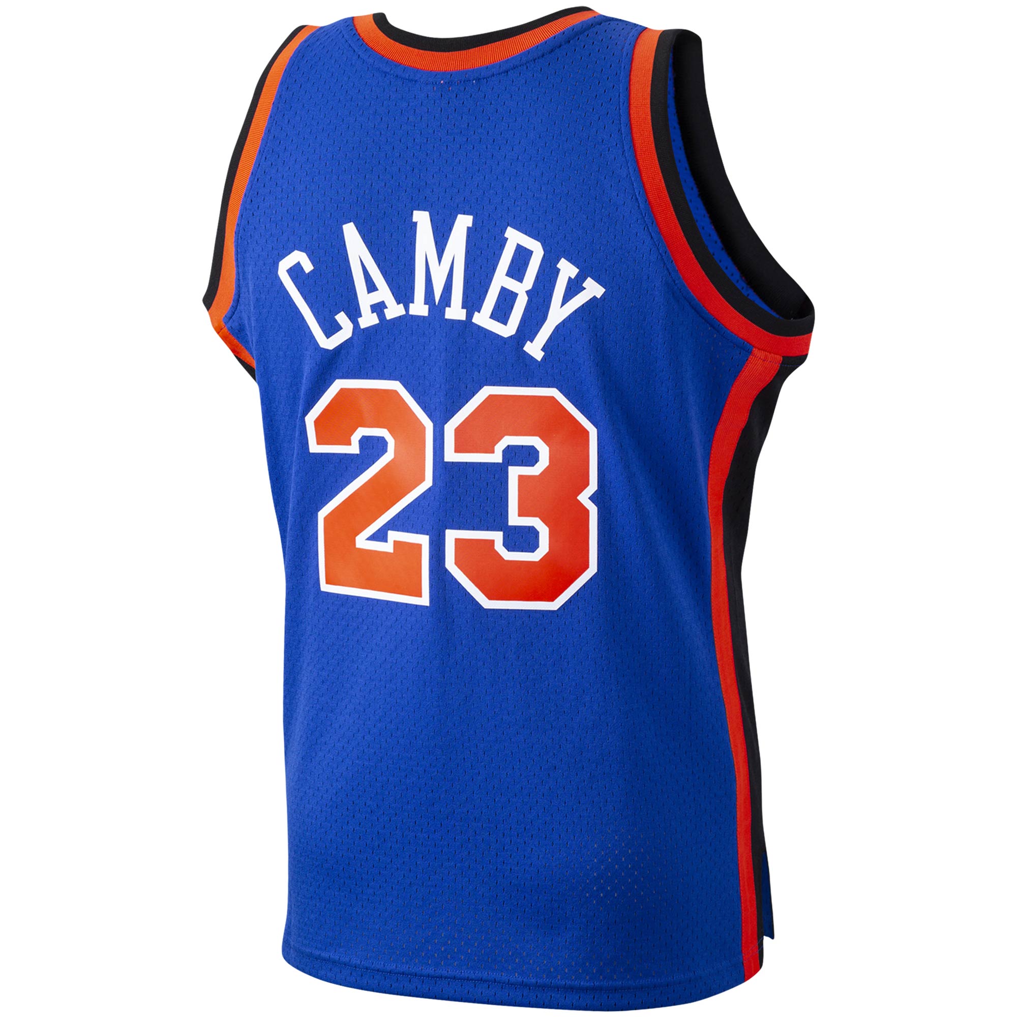 Marcus Camby New York Knicks Mitchell & Ness 1998\/99 Hardwood Classics Swingman Jersey - Blue