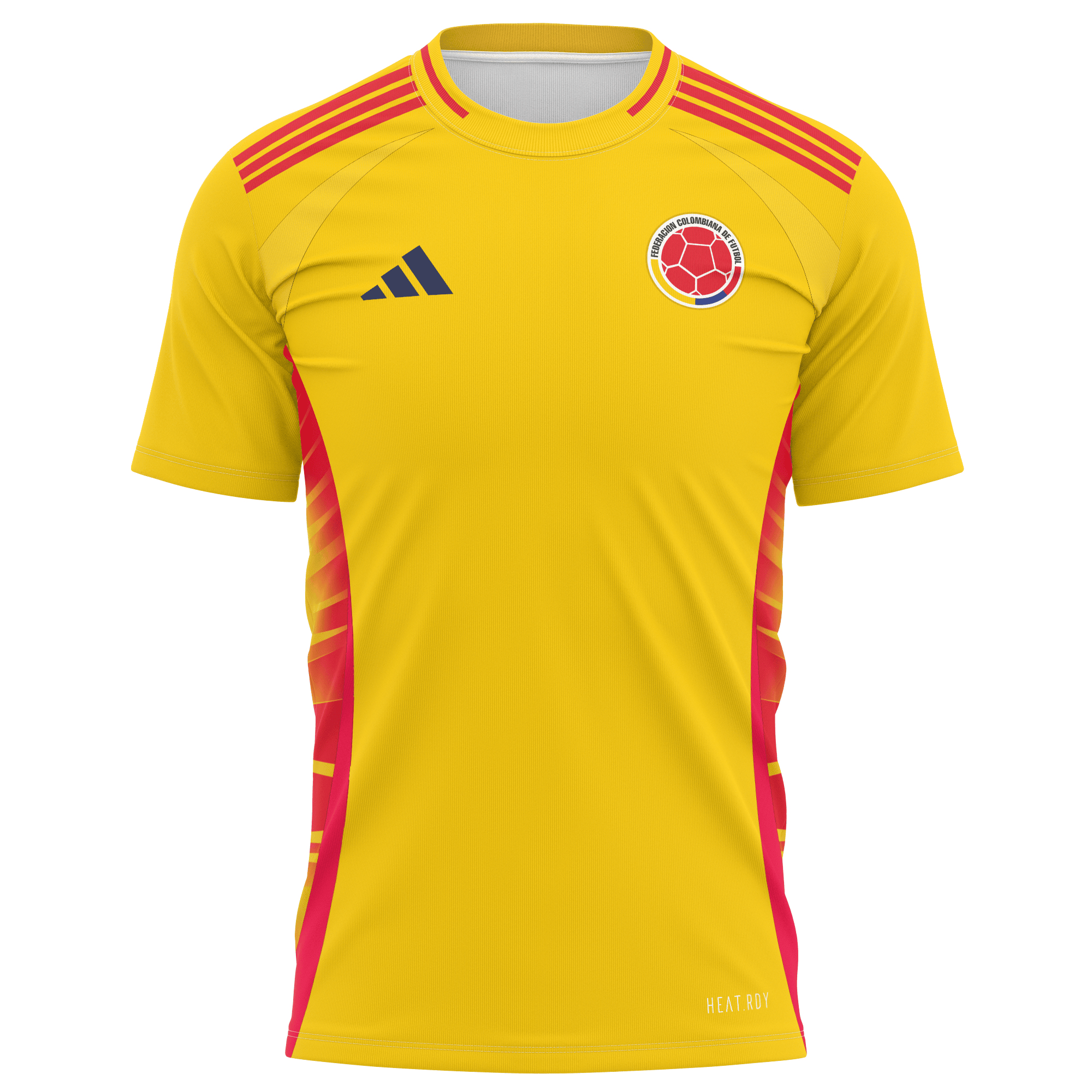 Colombia National Team 2024 Home Kits AOP T-shirt - Yellow