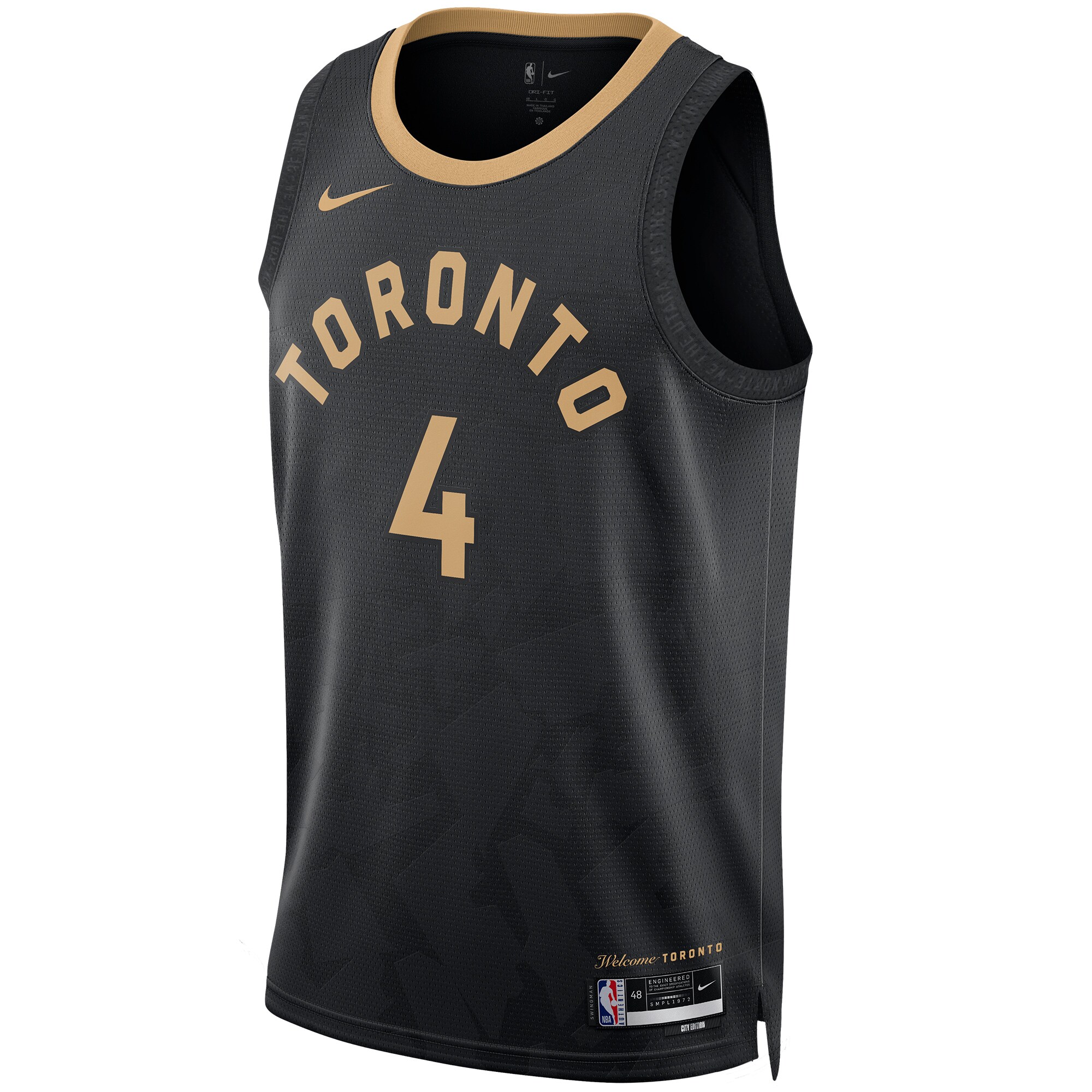 Scottie Barnes Toronto Raptors  Unisex 2022\/23 Swingman Jersey - City Edition - Black