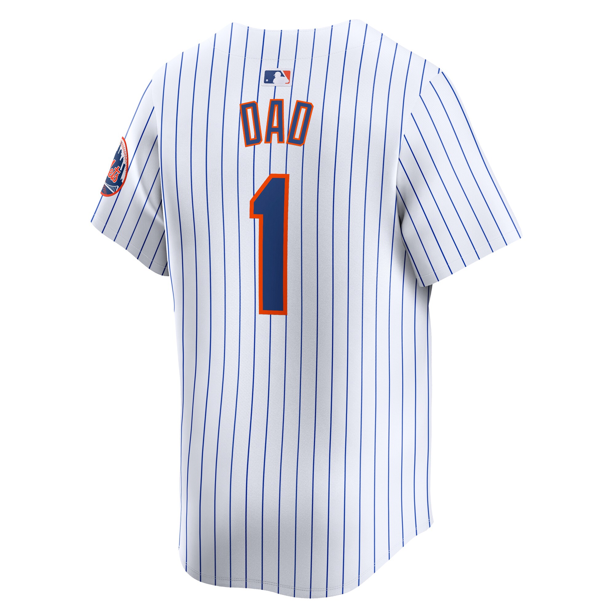 New York Mets  #1 Dad Home Limited Jersey - White
