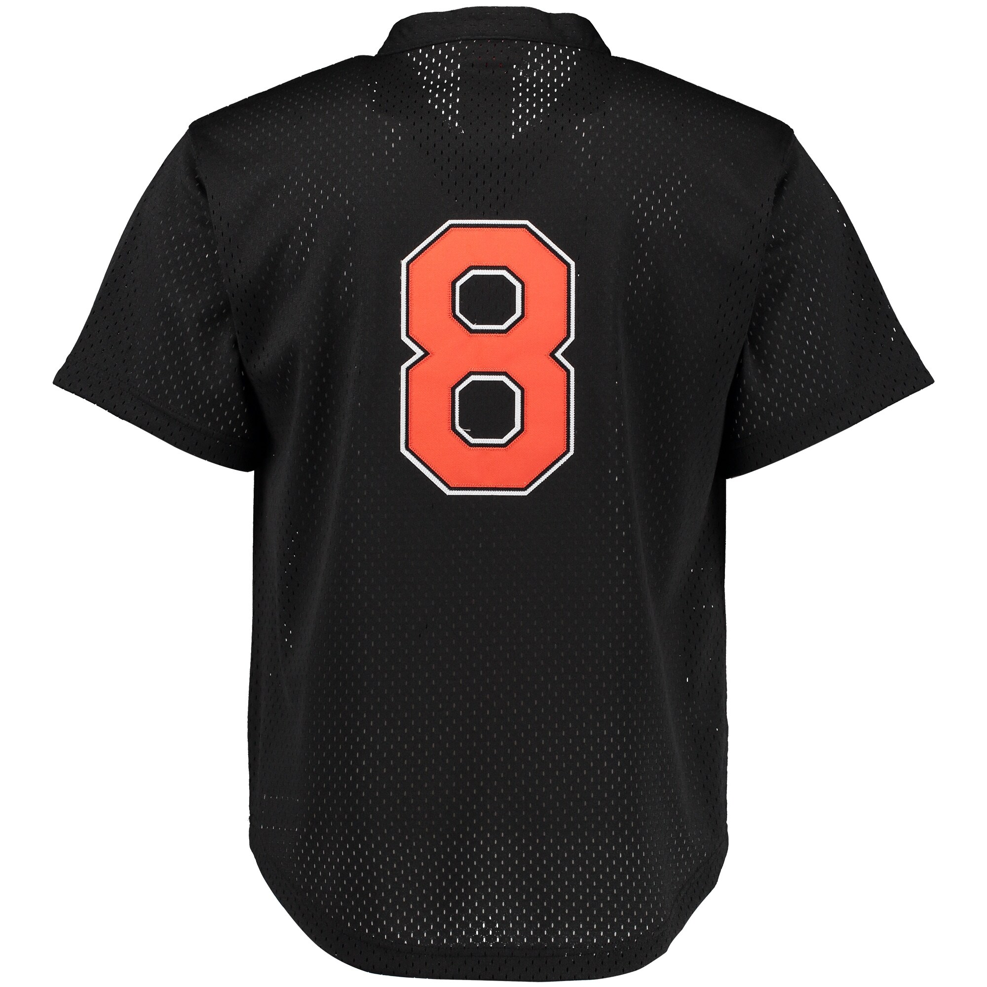 Cal Ripken Jr. Baltimore Orioles Mitchell & Ness Cooperstown Mesh Batting Practice Jersey - Black