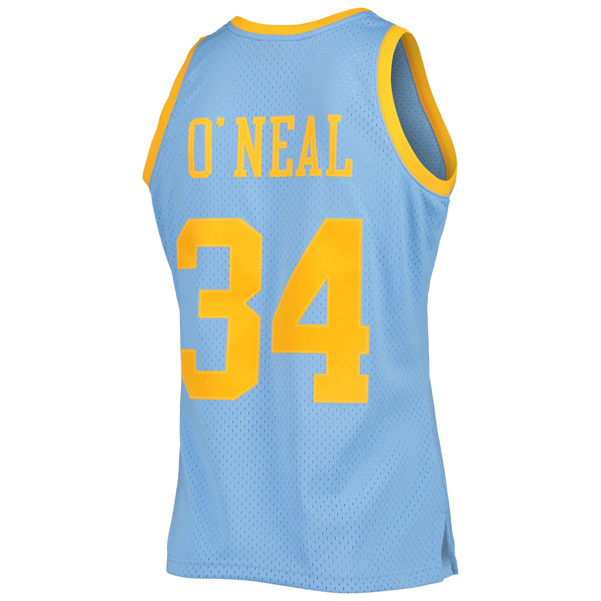 Shaquille O'Neal Los Angeles Lakers Mitchell & Ness 2001\/02 Hardwood Classics Swingman Jersey - Powder Blue