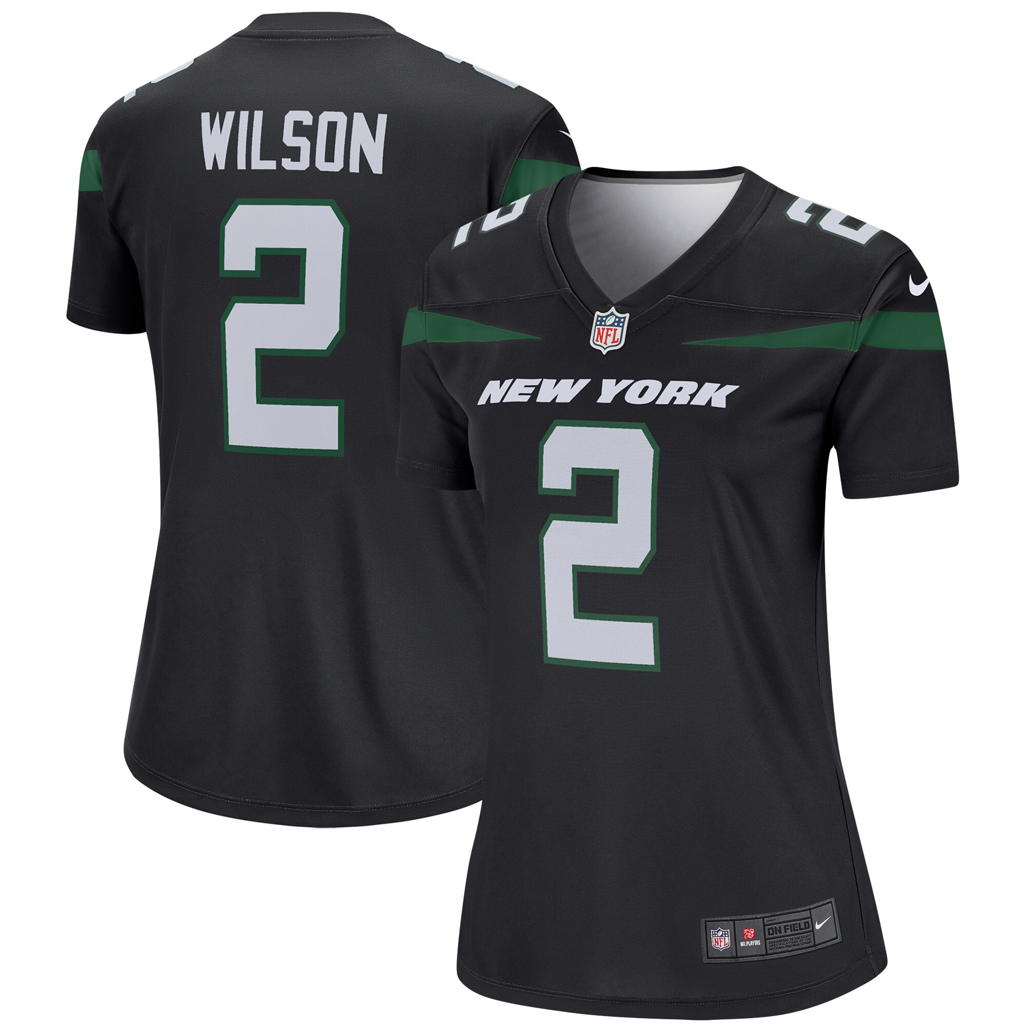 Zach Wilson New York Jets  Women's Legend Jersey - Black