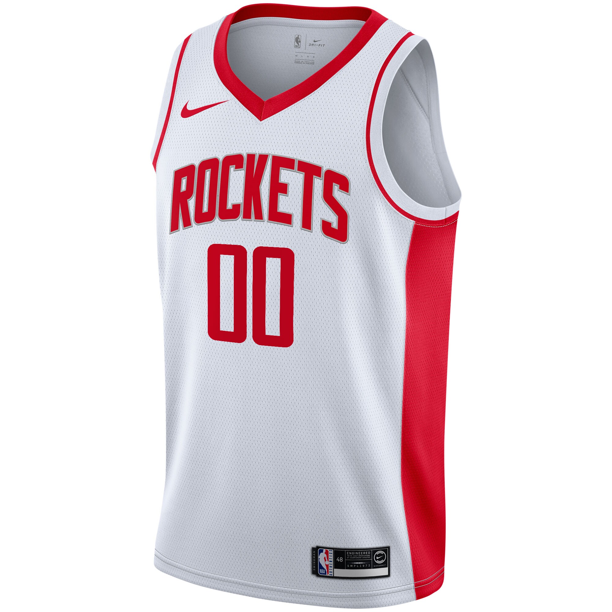 Houston Rockets  2020\/21 Swingman Custom Jersey - Association Edition - White