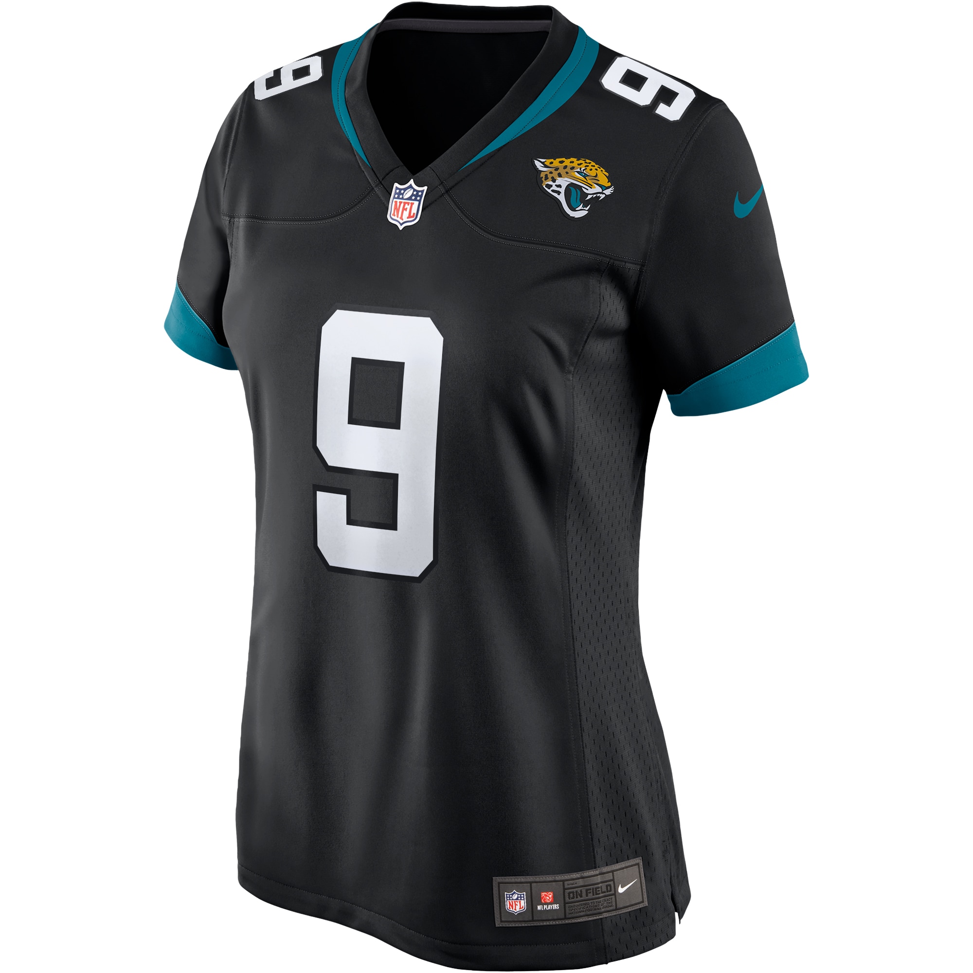 David Garrard Jacksonville Jaguars  Women's Game Retired Player Jersey - Black