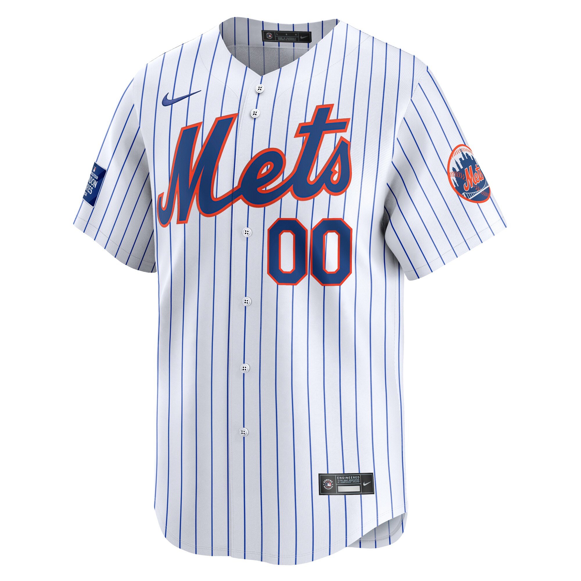 New York Mets  2024 MLB World Tour London Series Home Pick-A-Player Limited Jersey\u00c2\u00a0\u00e2\u20ac\u201c White