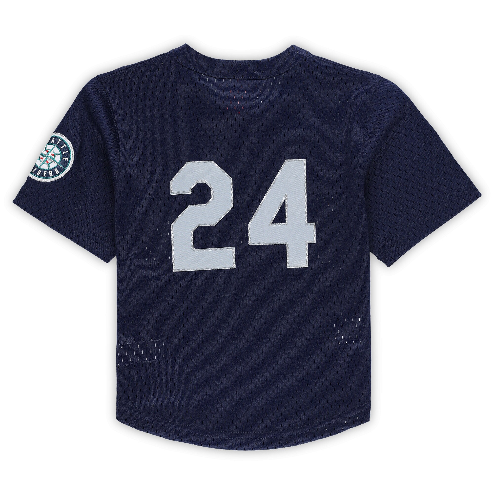 Ken Griffey Jr. Seattle Mariners Mitchell & Ness Toddler Cooperstown Collection\u00c2\u00a0Mesh Batting Practice Jersey - Navy