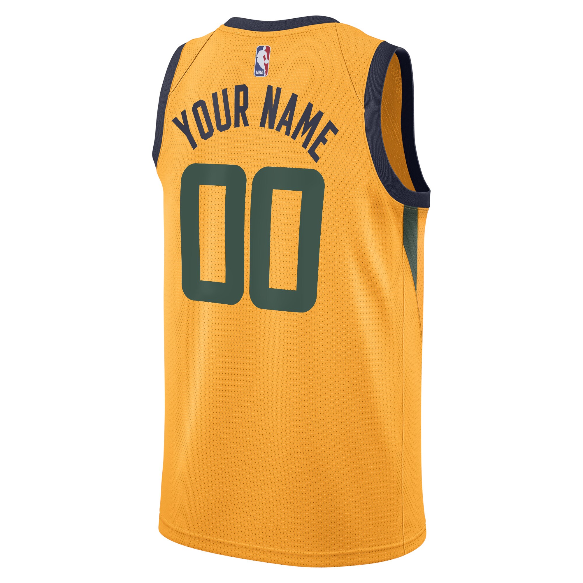 Utah Jazz  Swingman Custom Jersey - Statement Edition - Gold