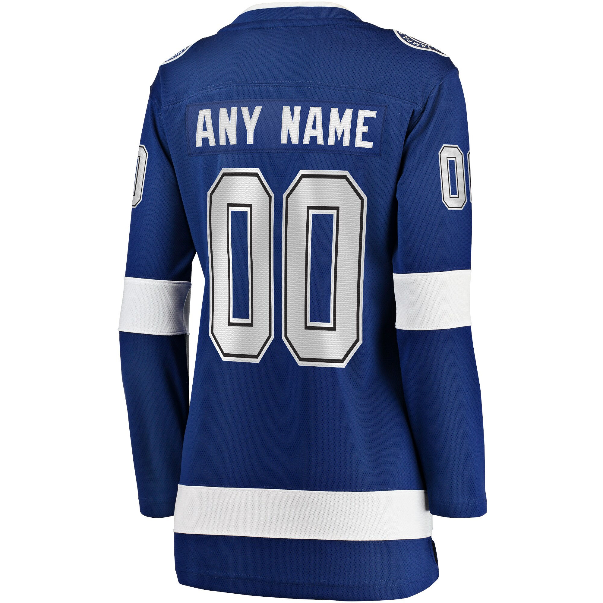 Tampa Bay Lightning Fanatics Women's 2021 Stanley Cup Champions Home Breakaway Custom Jersey - Blue
