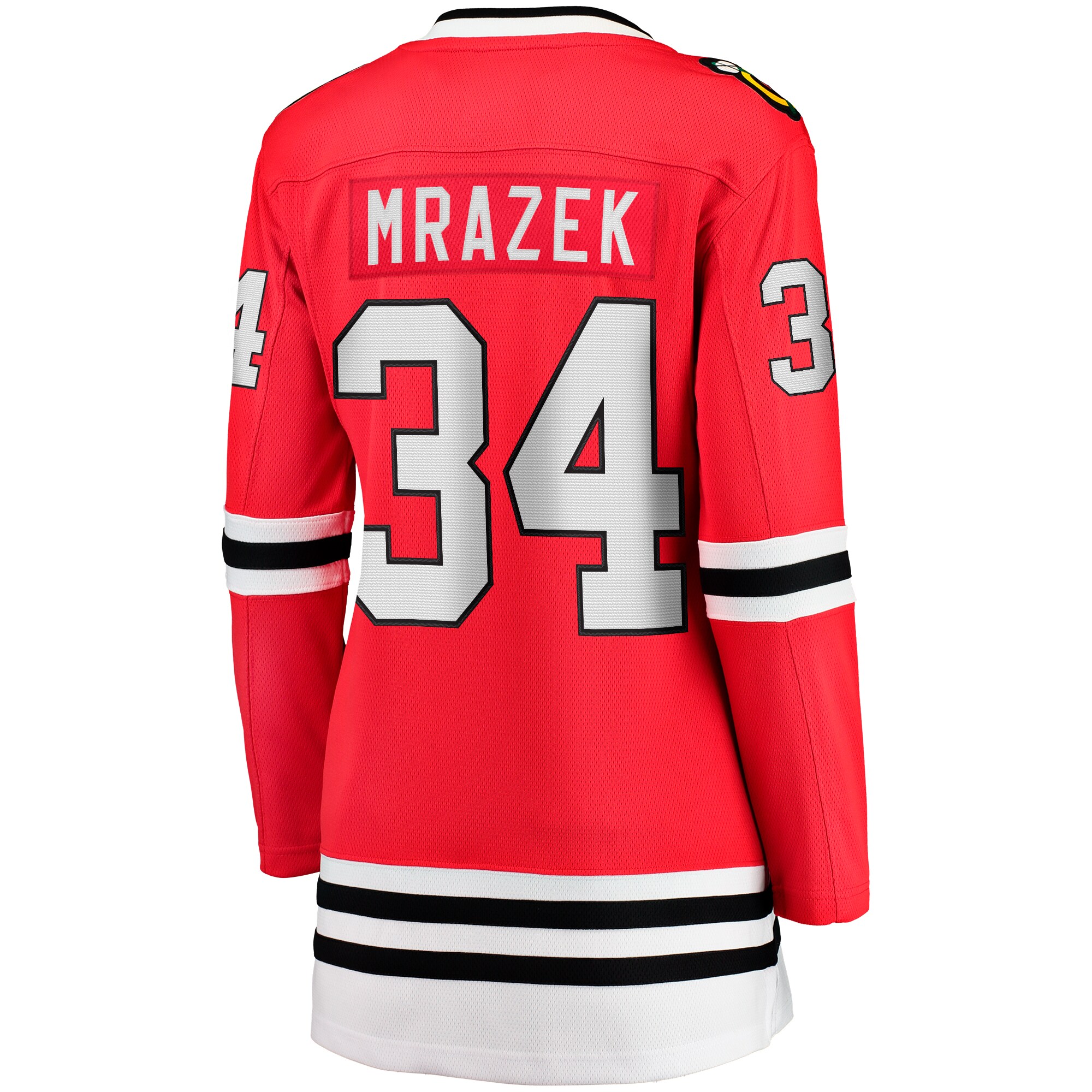 Petr Mrazek Chicago Blackhawks Fanatics Women's Home Breakaway Player Jersey - Red