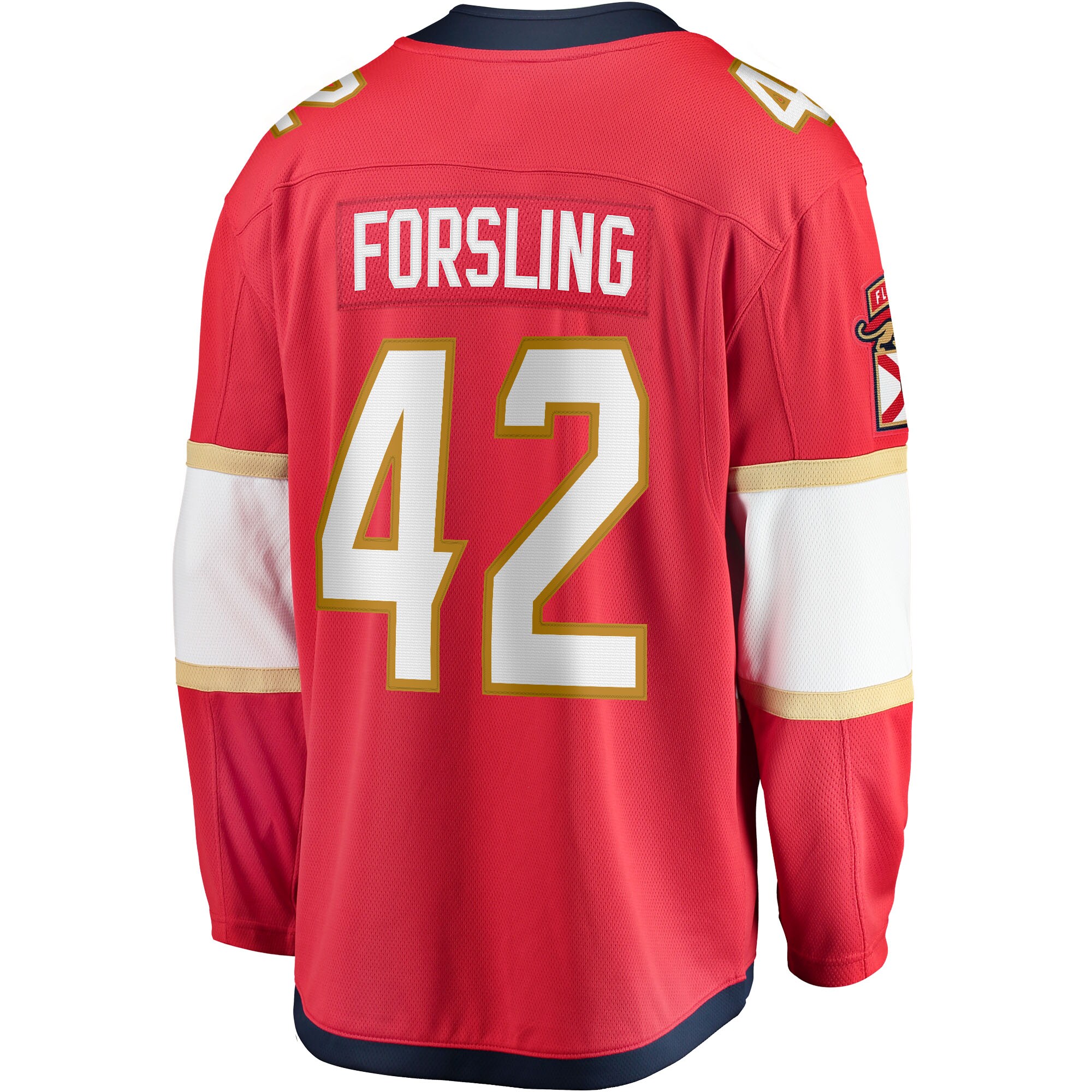 Gustav Forsling Florida Panthers Fanatics Home Breakaway Player Jersey - Red