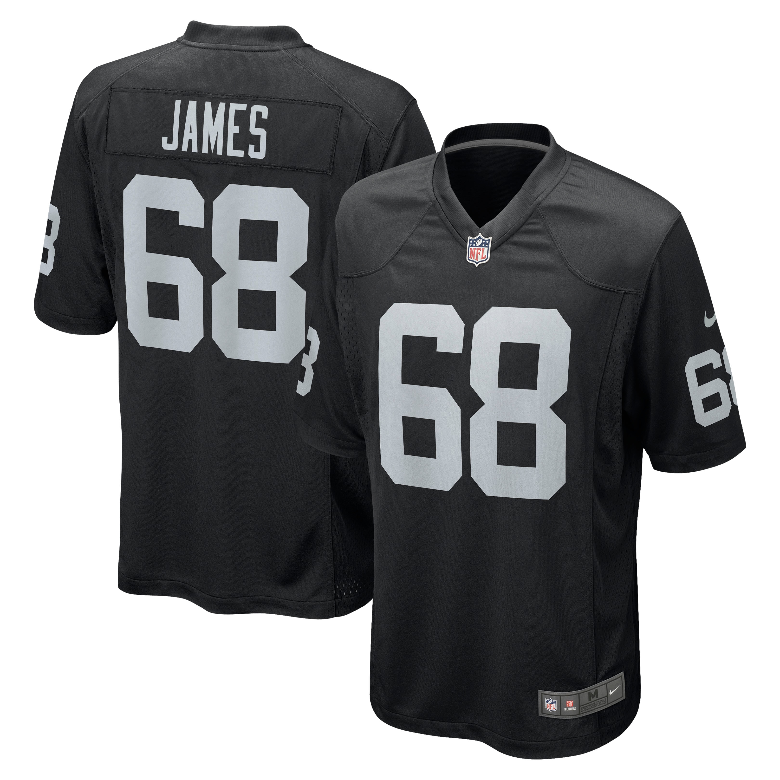 Andre James Las Vegas Raiders  Game Jersey - Black