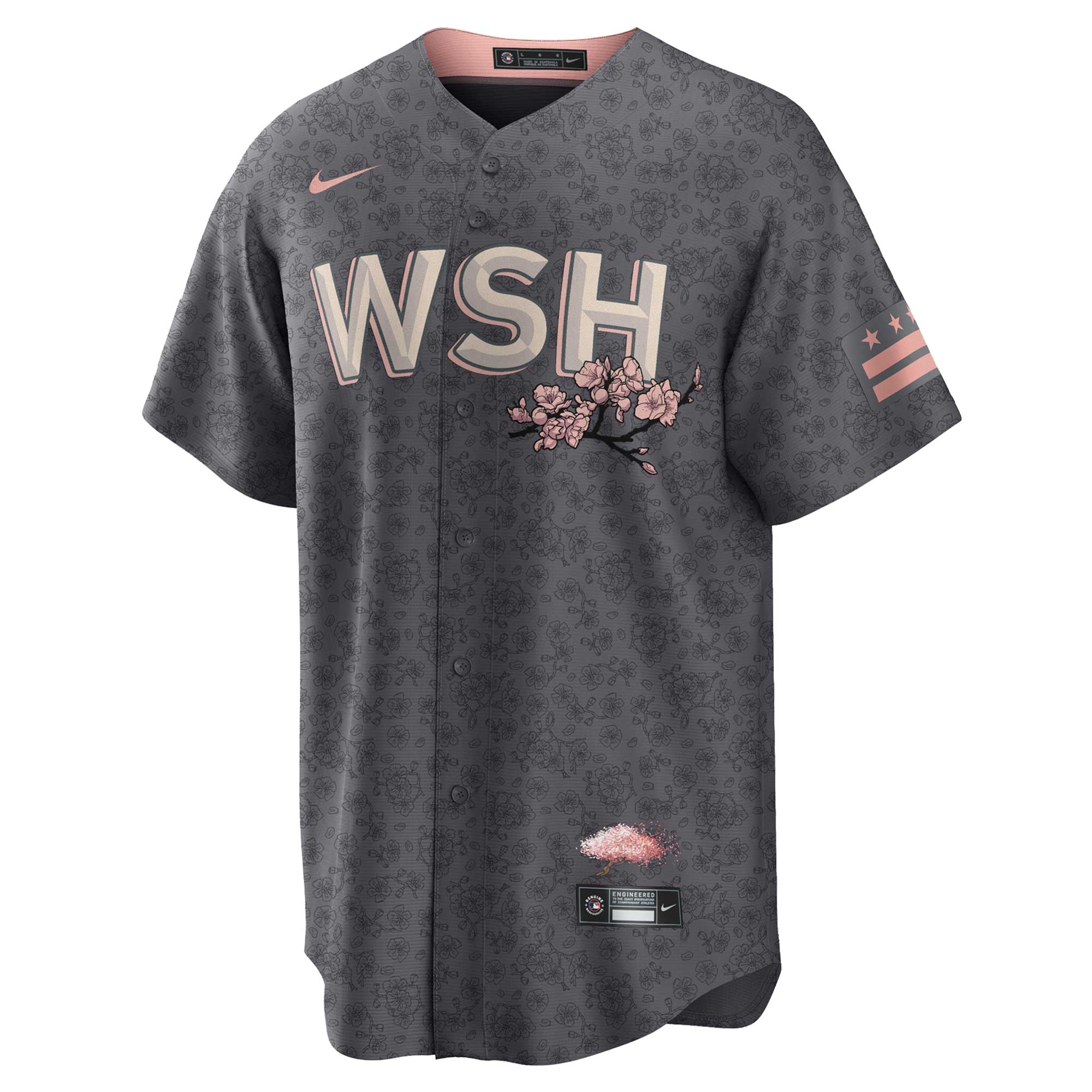 Stephen Strasburg Washington Nationals  City Connect Replica Player Jersey - Gray