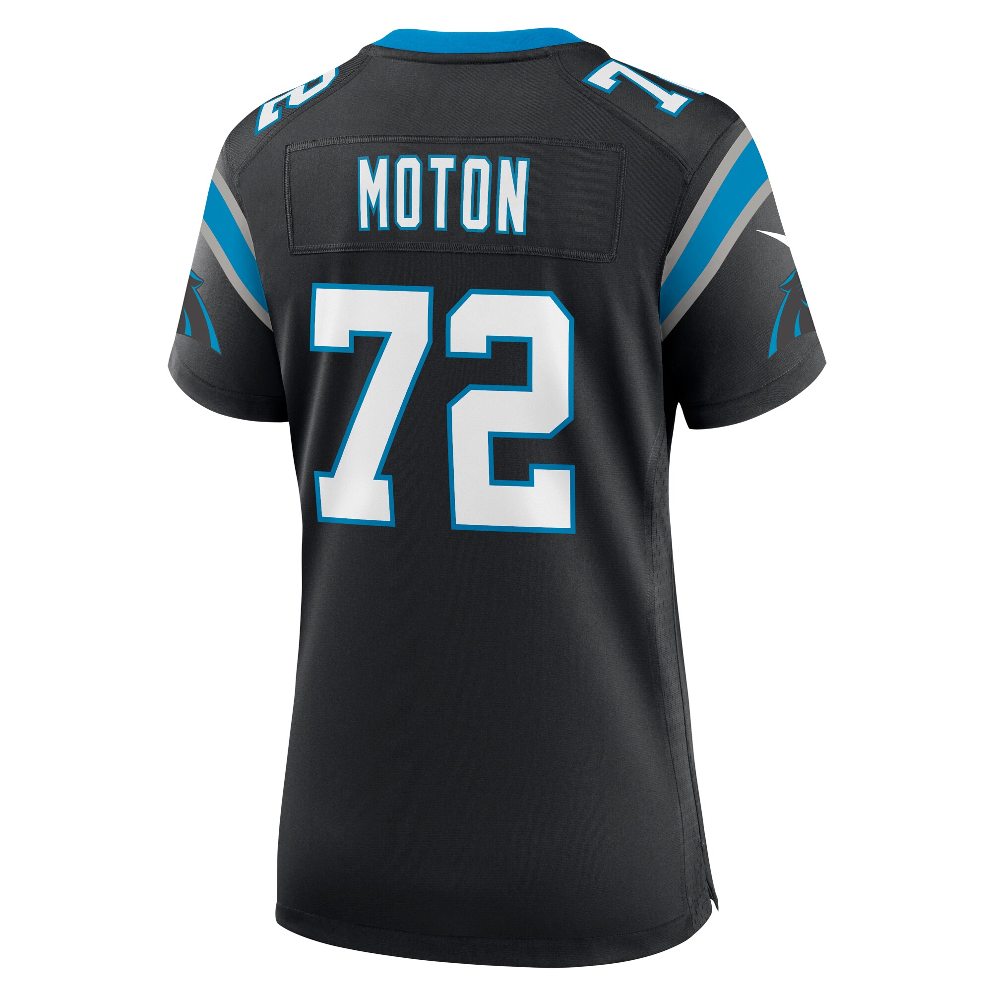 Taylor Moton Carolina Panthers  Women's Team Game Jersey - Black