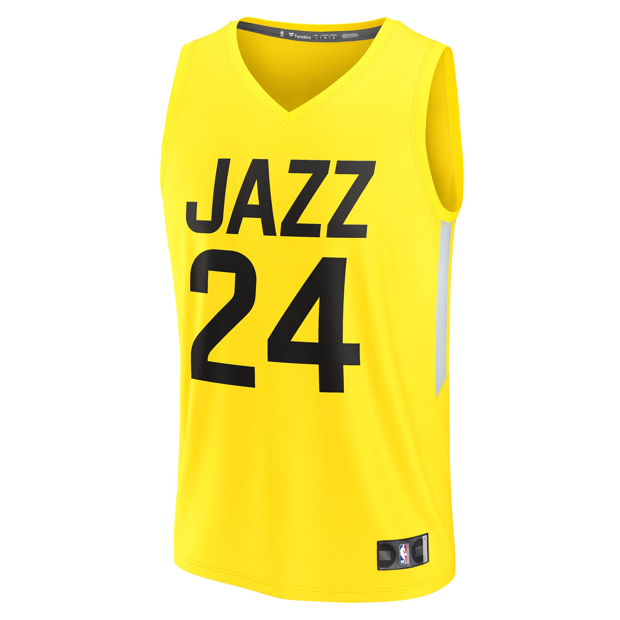Walker Kessler Utah Jazz Fanatics Fast Break Replica Player Jersey - Icon Edition - Yellow