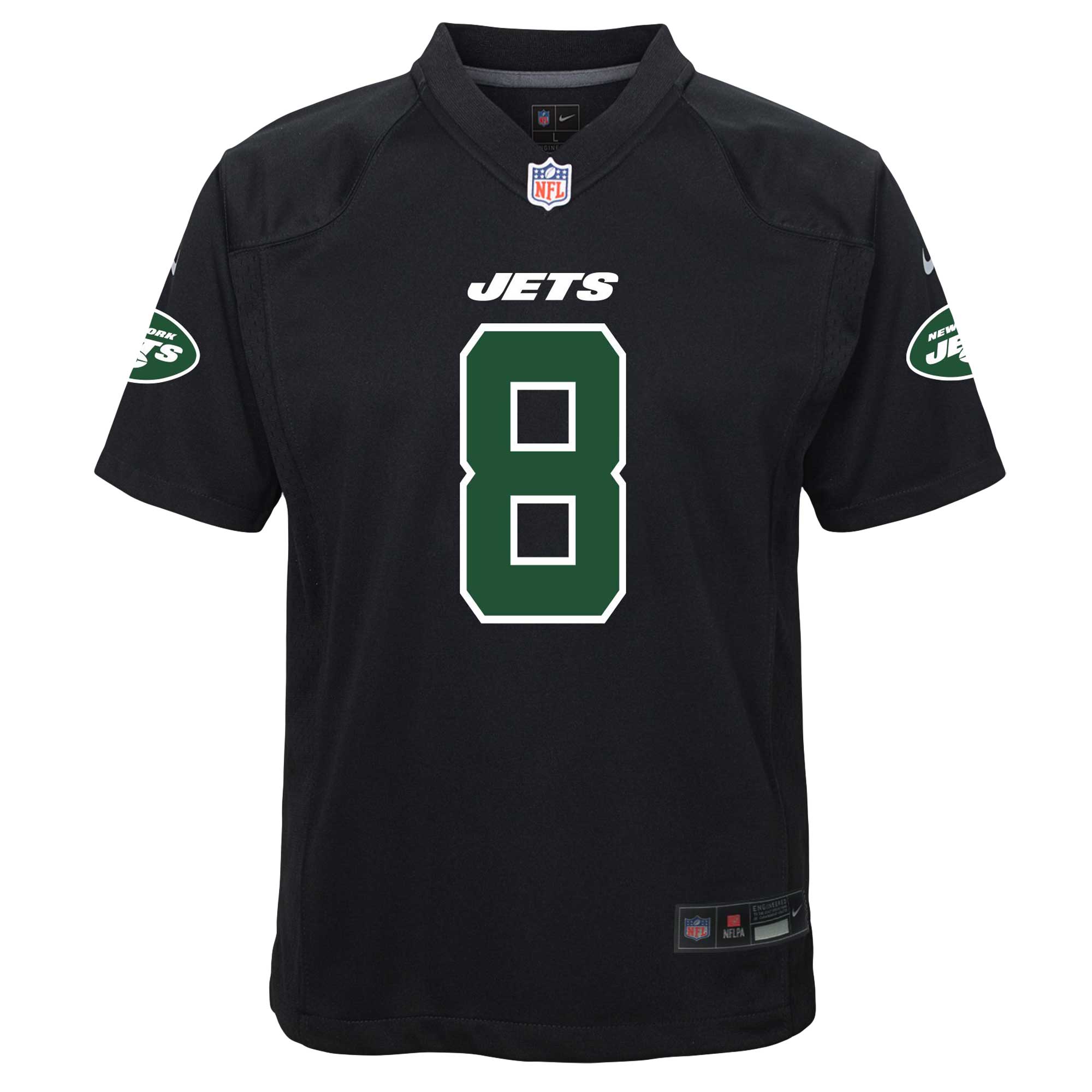 Aaron Rodgers New York Jets  Youth Game Fashion Jersey - Black