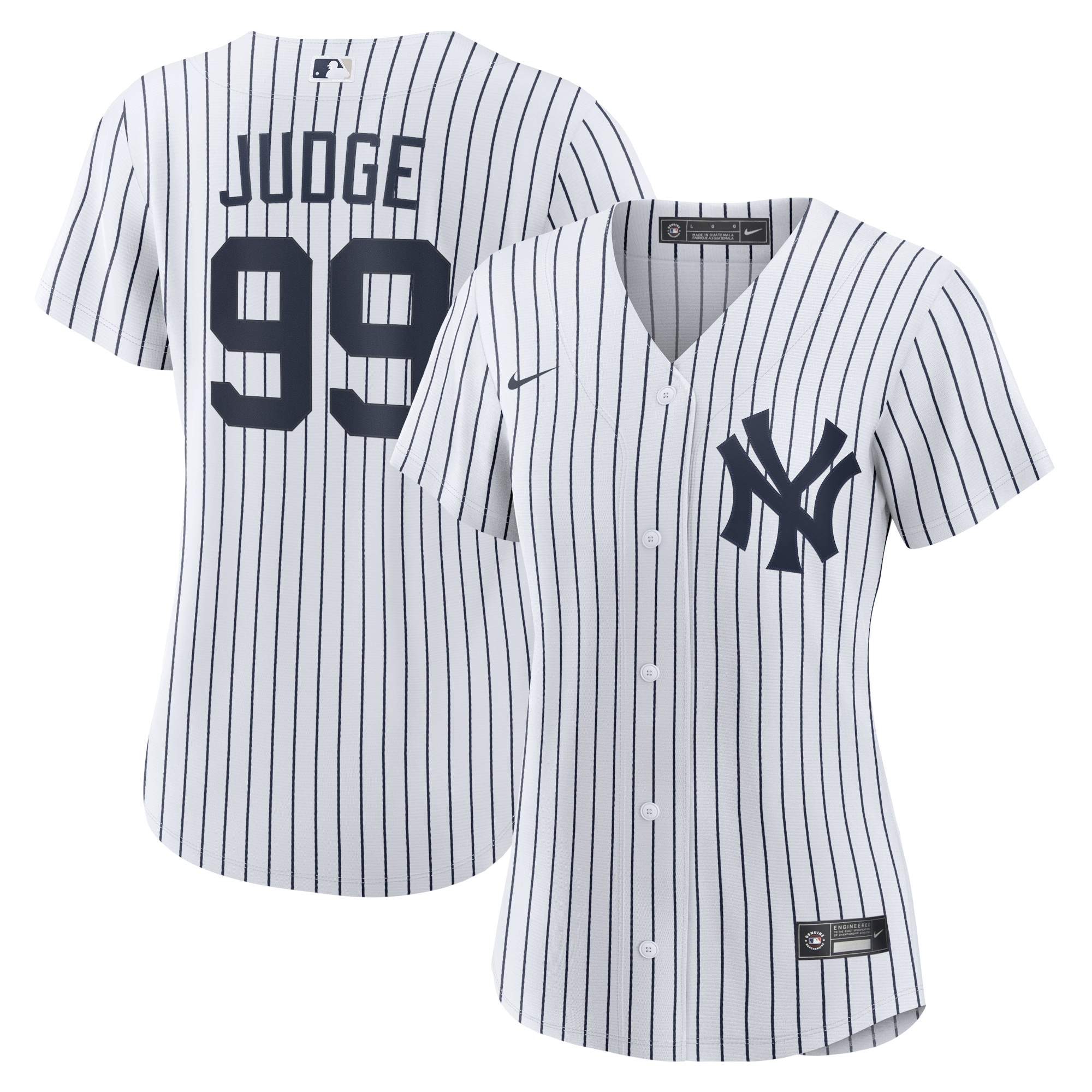 Aaron Judge New York Yankees  Women's Home Replica Player Jersey - White