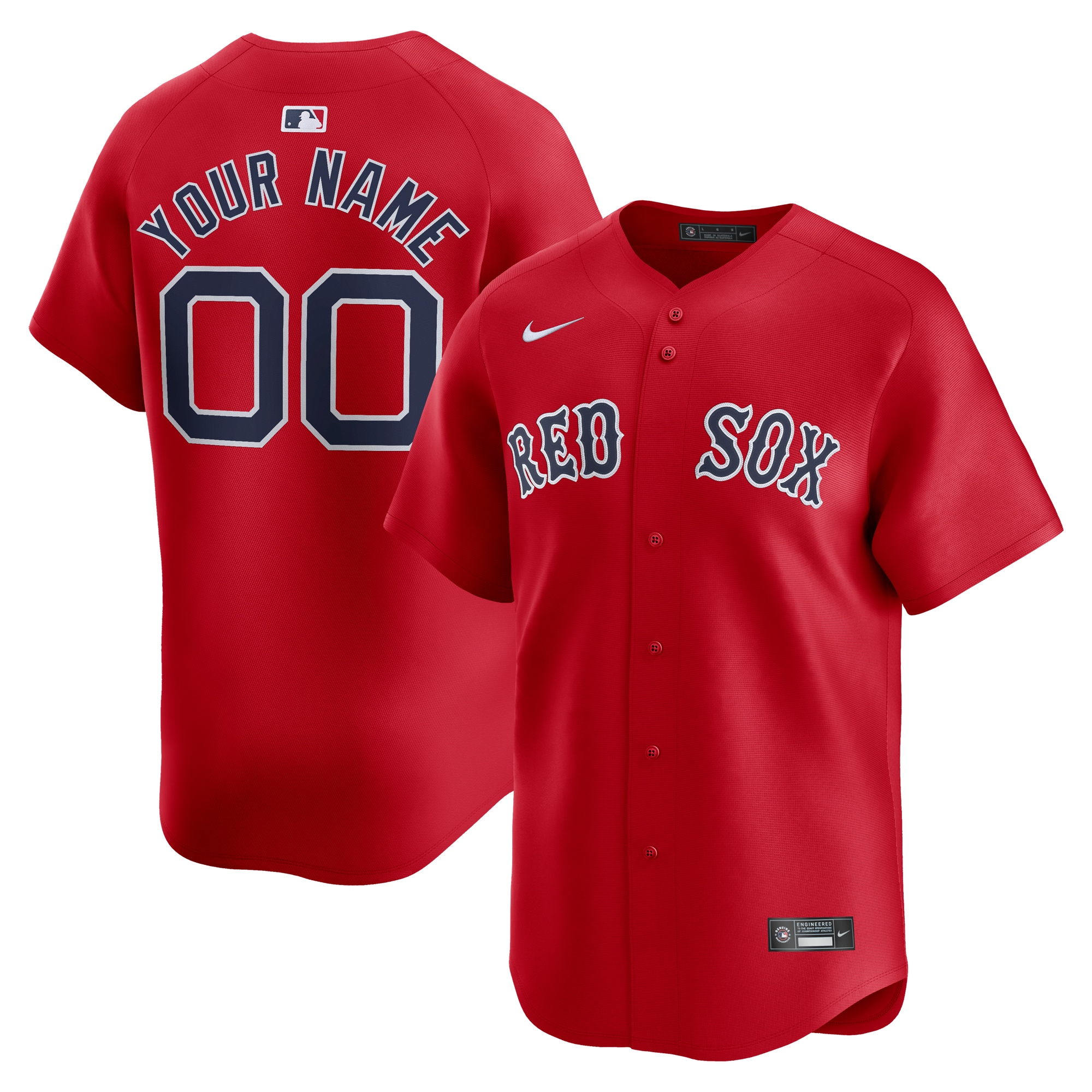 Boston Red Sox   Alternate Limited Custom Jersey\u00c2\u00a0\u00e2\u20ac\u201c Red