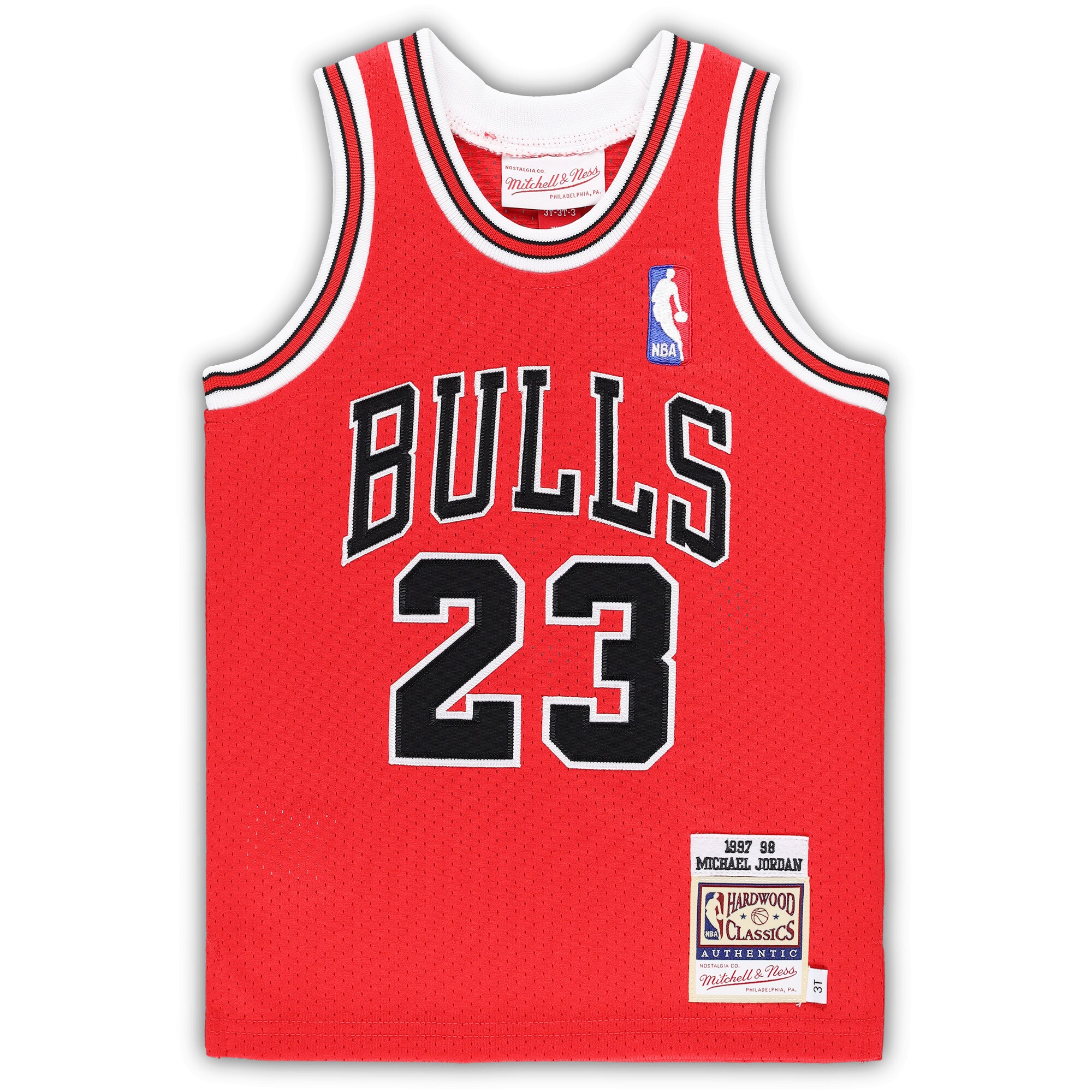Michael Jordan Chicago Bulls Mitchell & Ness Toddler 1997\/98 Hardwood Classics Authentic Jersey - Red