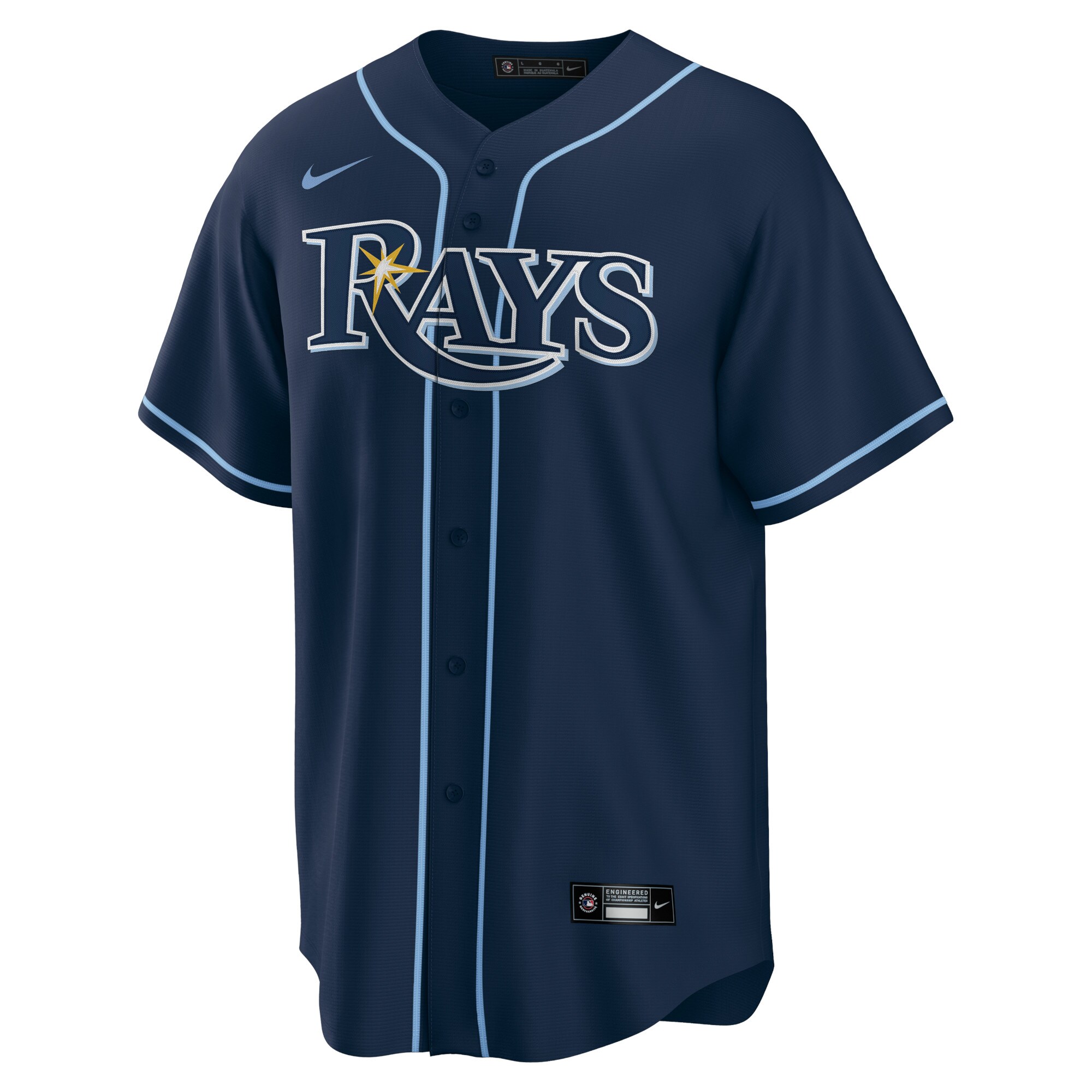 Tampa Bay Rays  Alternate Replica Team Jersey - Navy