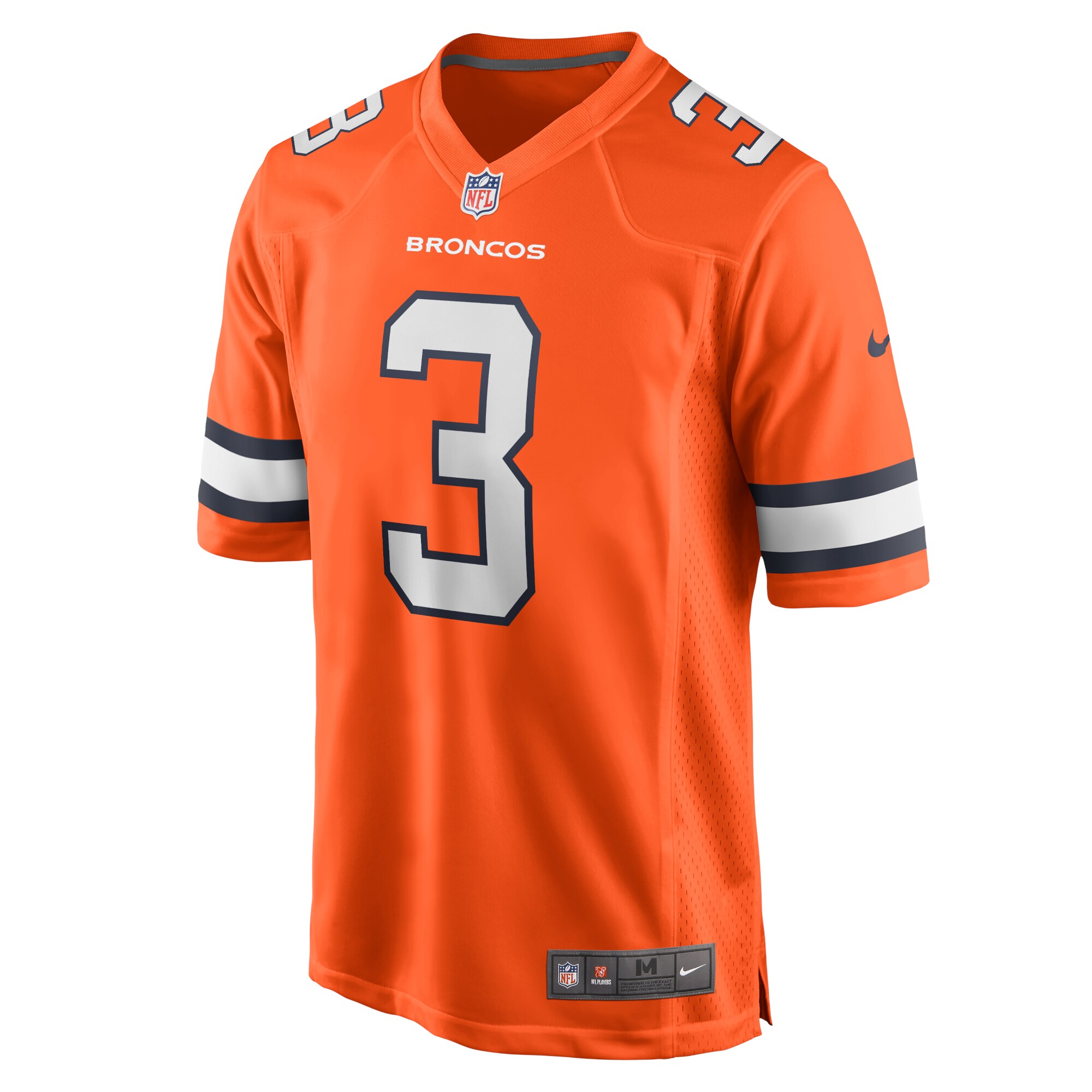 Russell Wilson Denver Broncos  Alternate Game Jersey - Orange