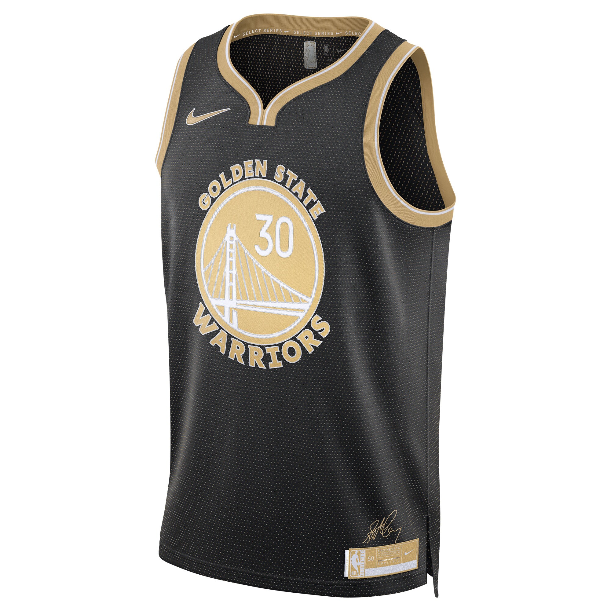 Stephen Curry Golden State Warriors  Unisex  Select Series Swingman Jersey\u00c2\u00a0\u00e2\u20ac\u201c Black