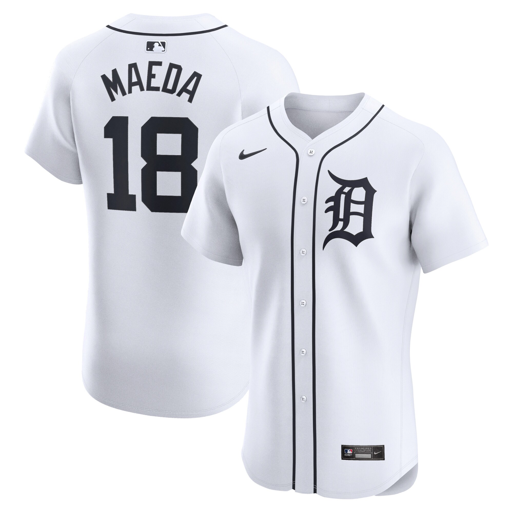 Kenta Maeda Detroit Tigers  Home Elite Player Jersey - White