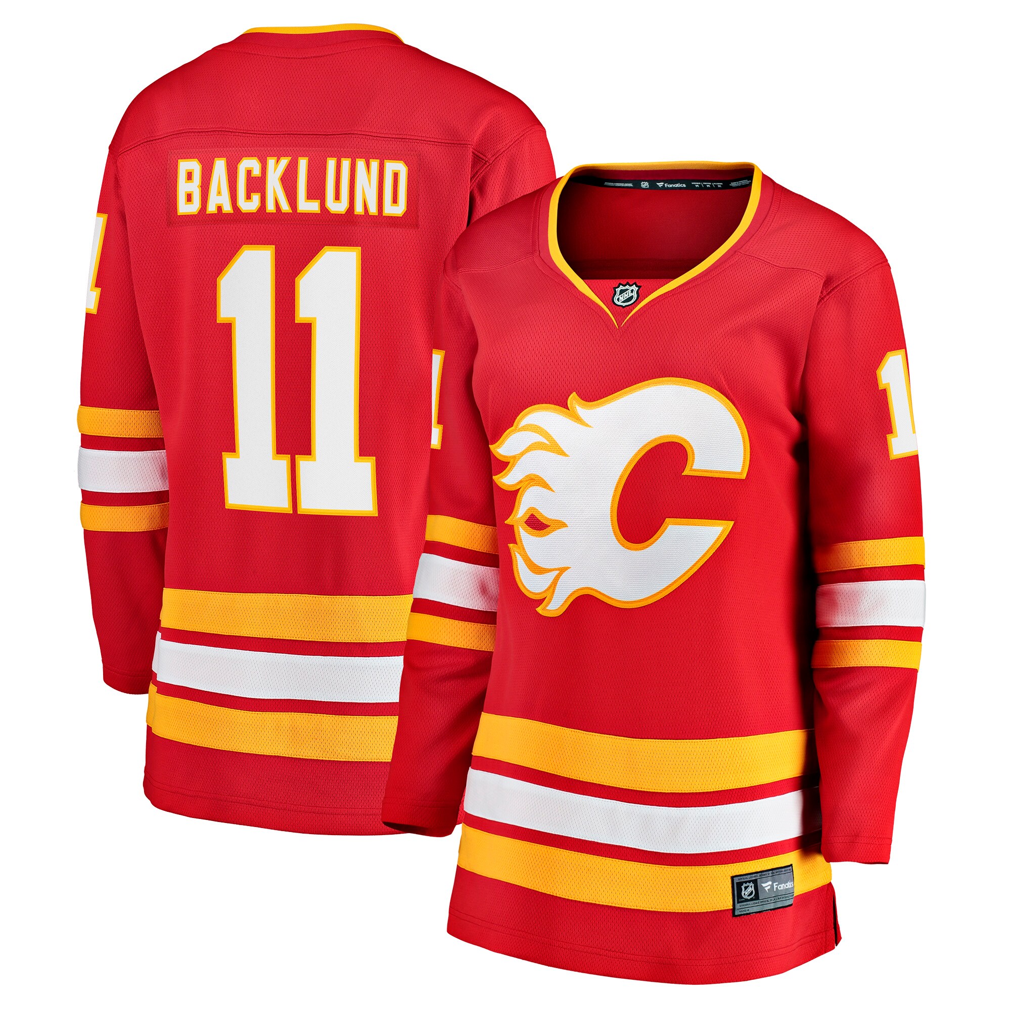 Mikael Backlund Calgary Flames Fanatics Women's Home Team Breakaway Player Jersey - Red