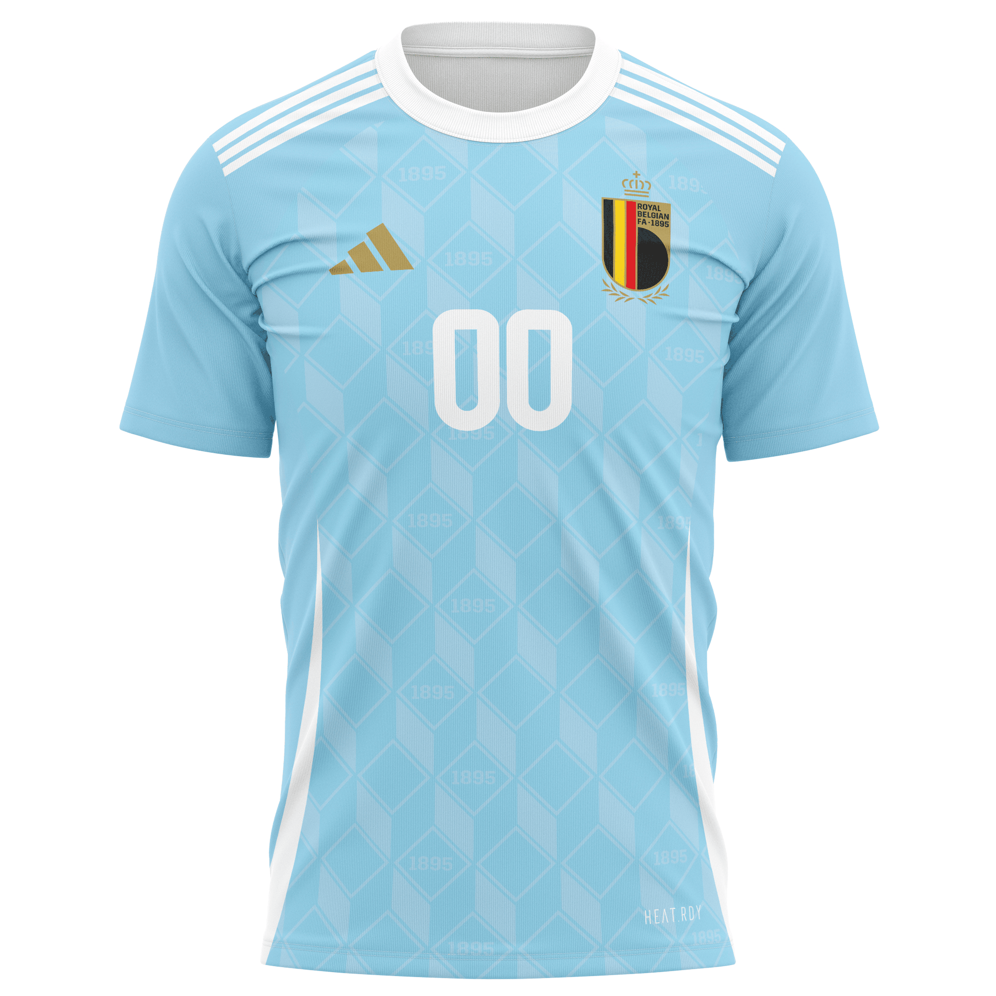 Belgium National Team 2024 Away Kits Custom AOP T-shirt - Blue