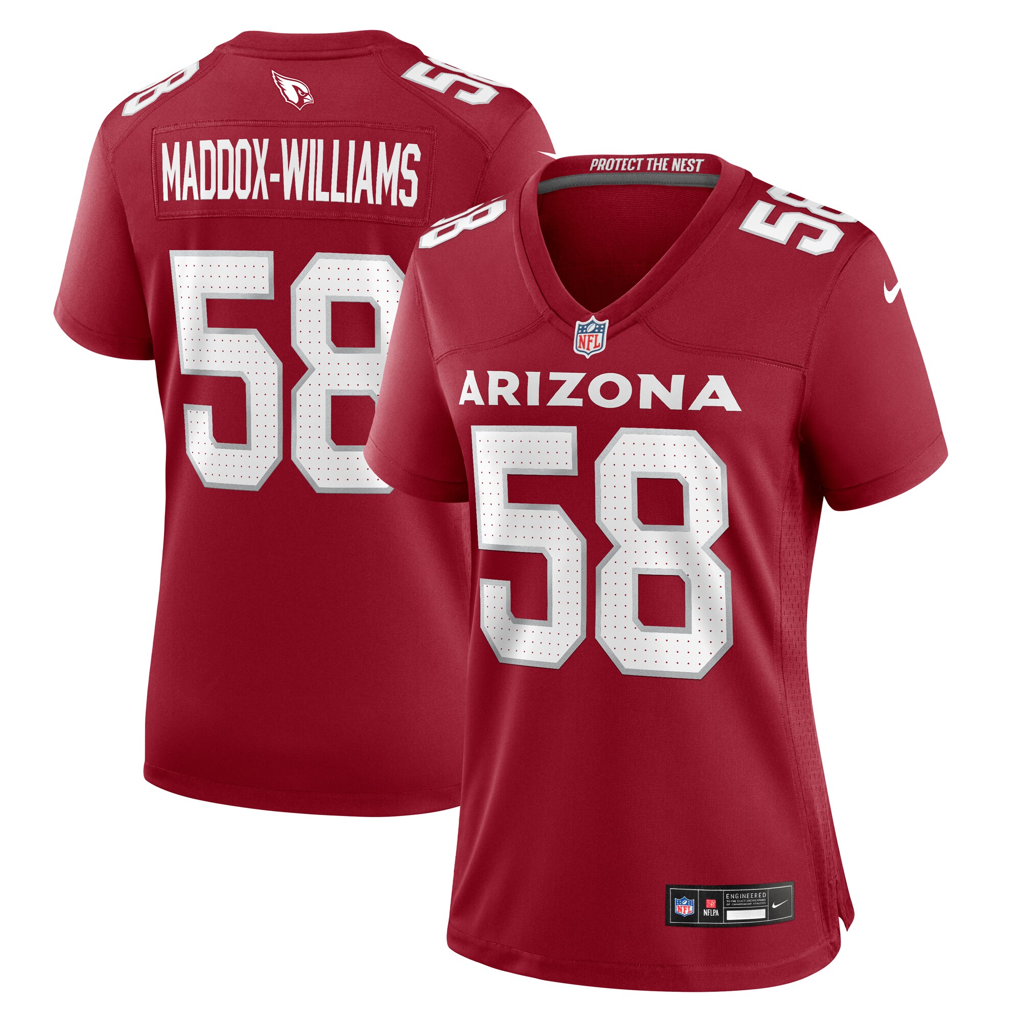 Tyreek Maddox-Williams Arizona Cardinals  Women's  Game Jersey -  Cardinal